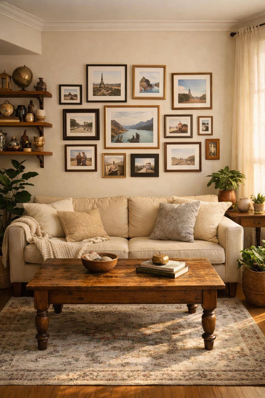 Wohnzimmer einrichten: Ideen und Inspiration- Dekoriere mit persönlichen Erinnerungsstücken