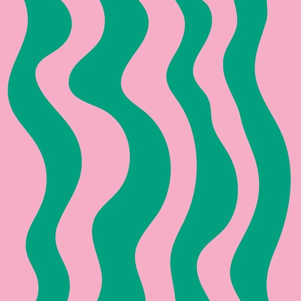 Wavy GP Kissen von Bytenar bei JUNIQE in Grün auf Pink