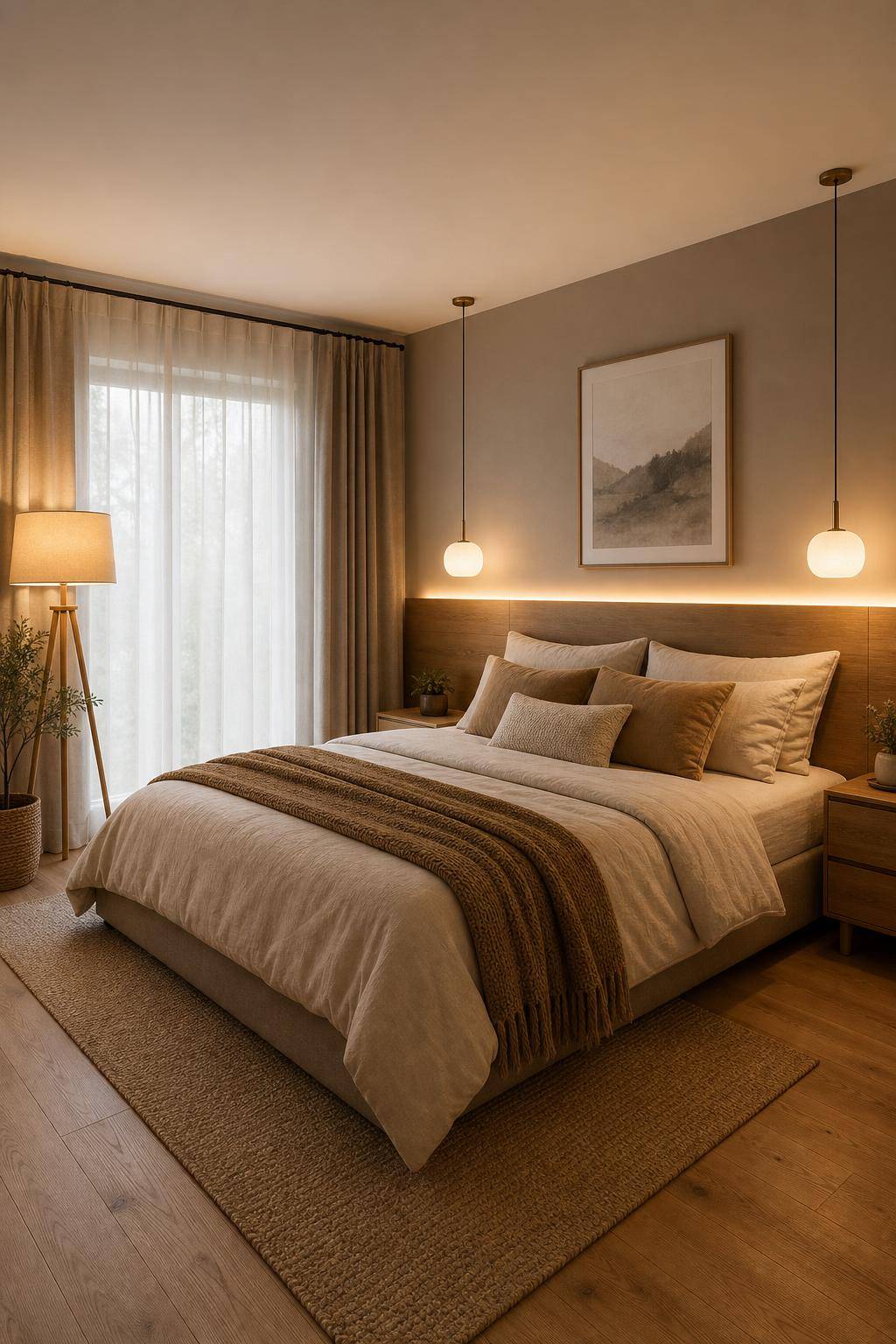Ideen für schöne Zimmer- Spiele mit verschiedenen Lichtquellen für Stimmung