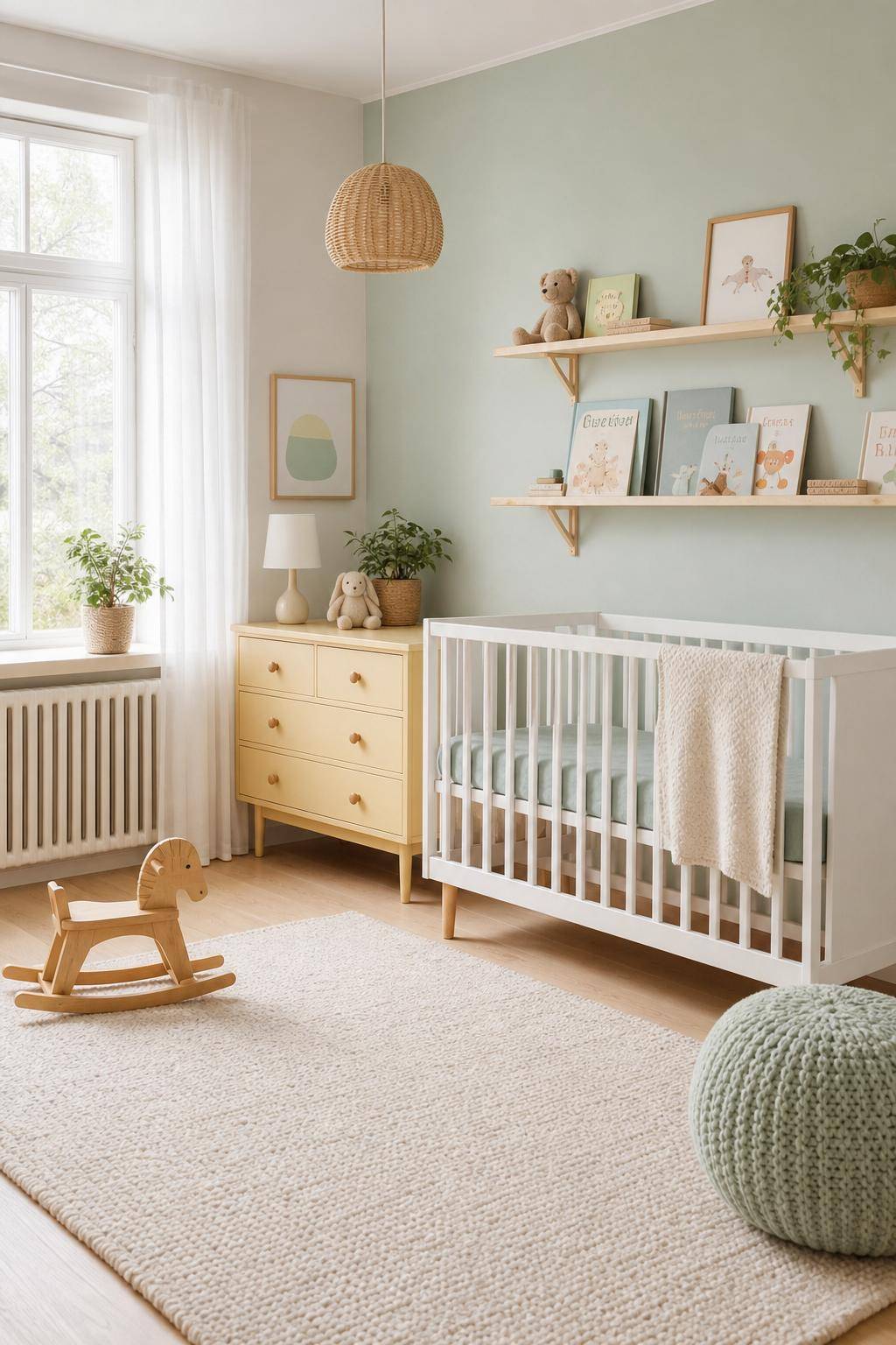 Kinderzimmer skandinavisch einrichten-Wähle helle Pastellfarben für eine freundliche Atmosphäre
