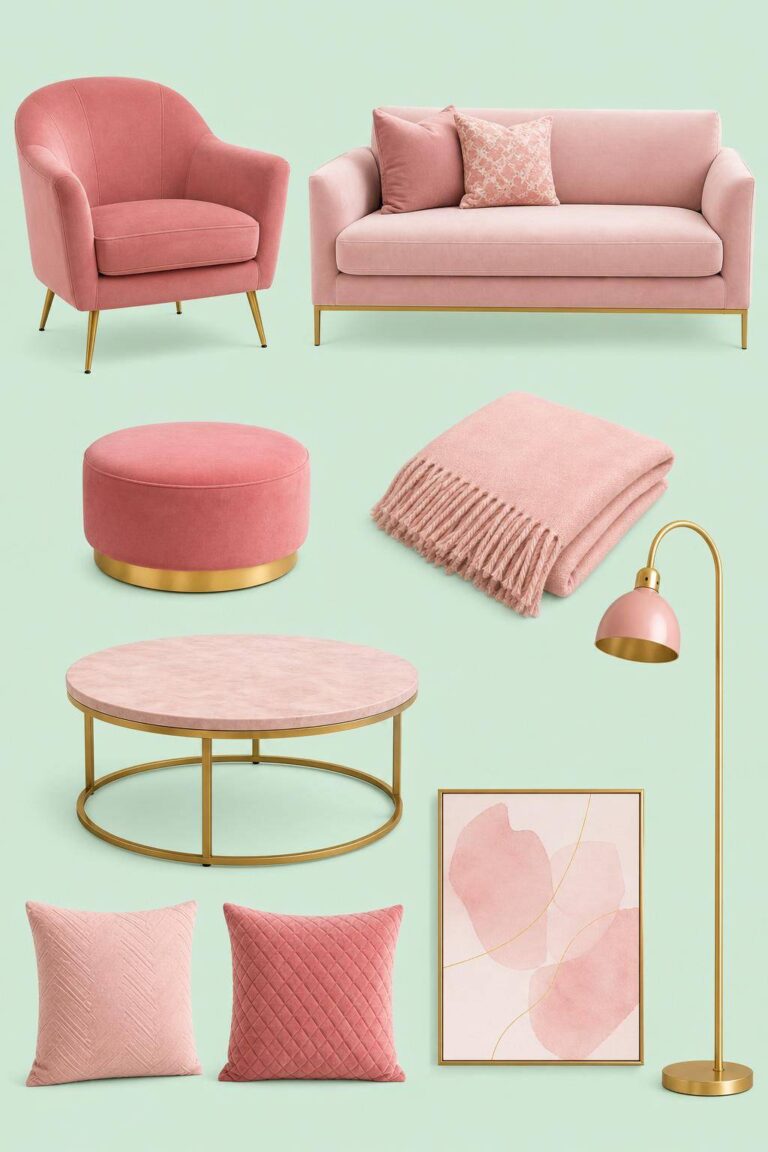 Zimmer Rosa Modular Wohnzimmer in Rosa gestalten: 20 stilvolle Ideen - Hygge and Home