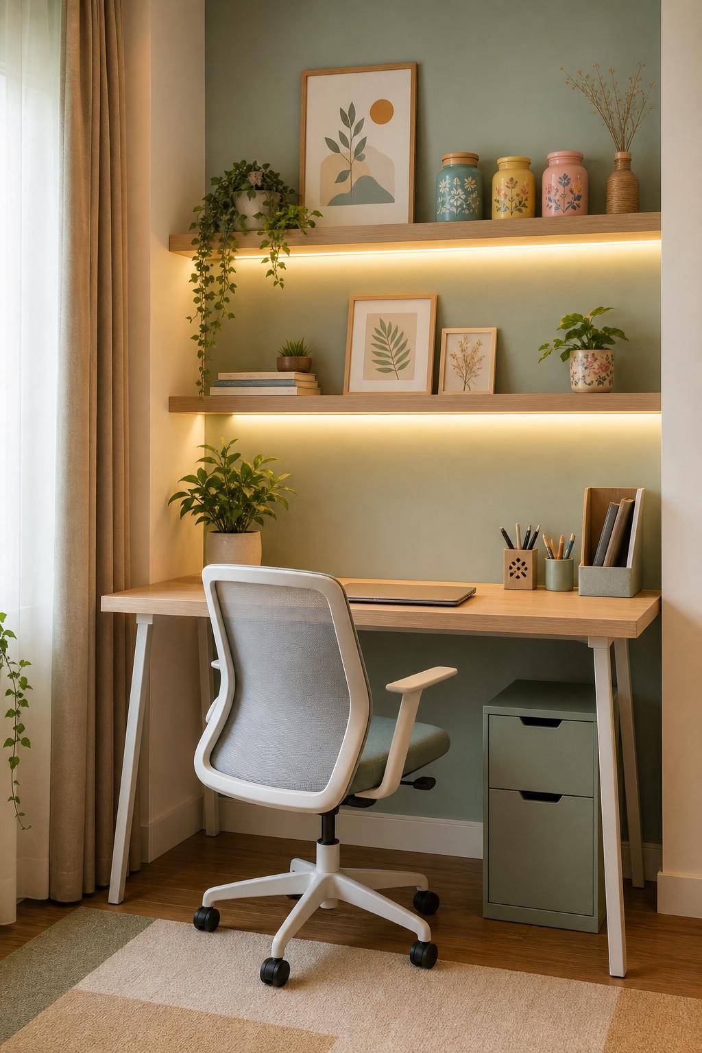 kleines Arbeitszimmer einrichten- Personalisiere deinen Arbeitsplatz mit DIY-Deko