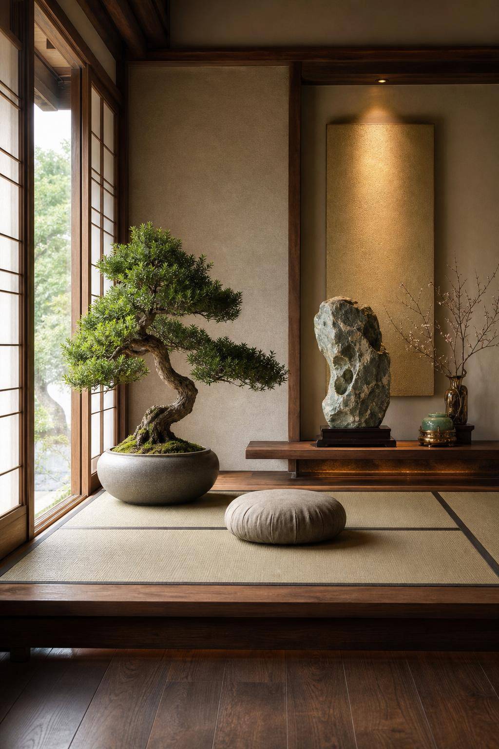 Asiatischer Einrichtungsstil- Schaffe Ecken für wohltuende Meditation