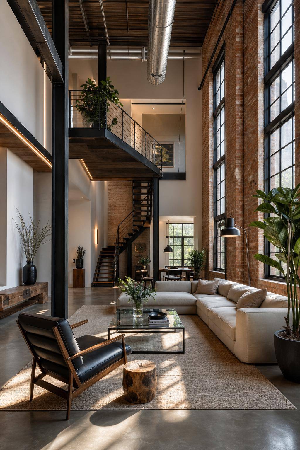 Einrichtungsstil: Industrial Style- Erhöhe den Loft-Look durch hohe Decken