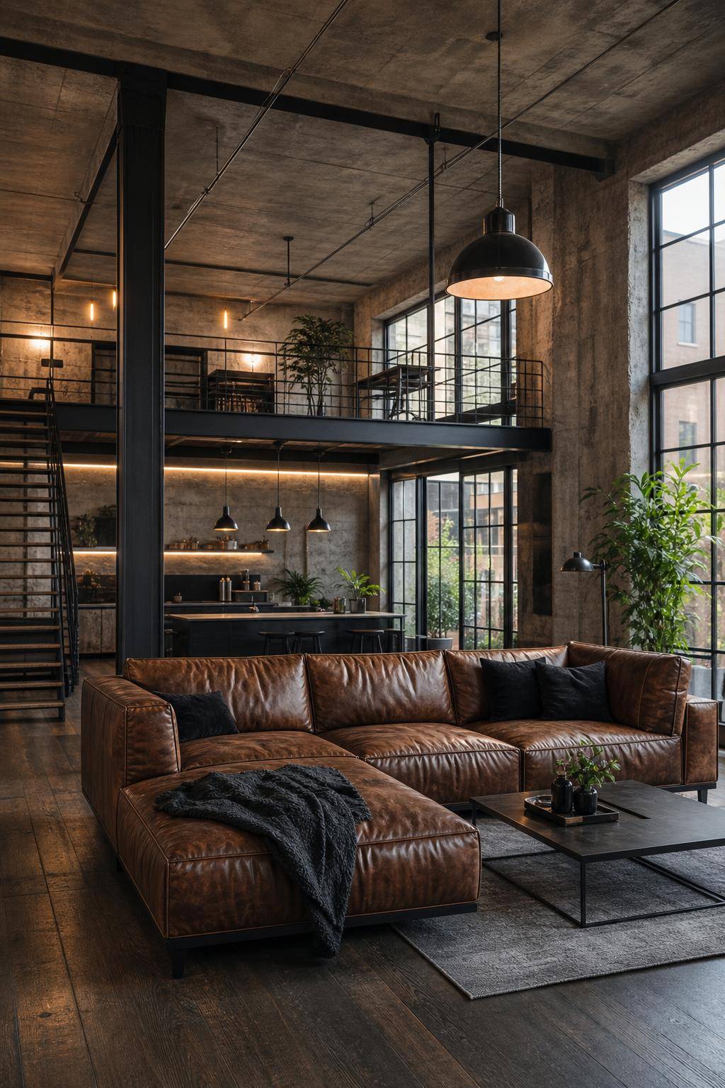Einrichtungsstil: Industrial Style- Nutze Betonelemente für urbanen Charakter