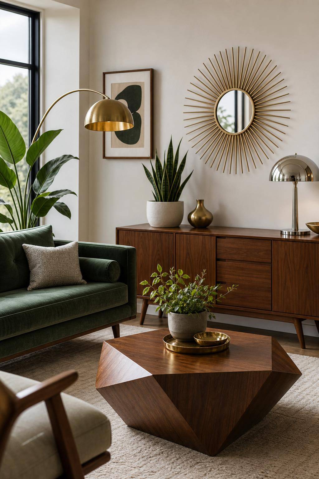 Einrichtungsstil: Mid Century Modern- Ergänze coole Metall-Akzente