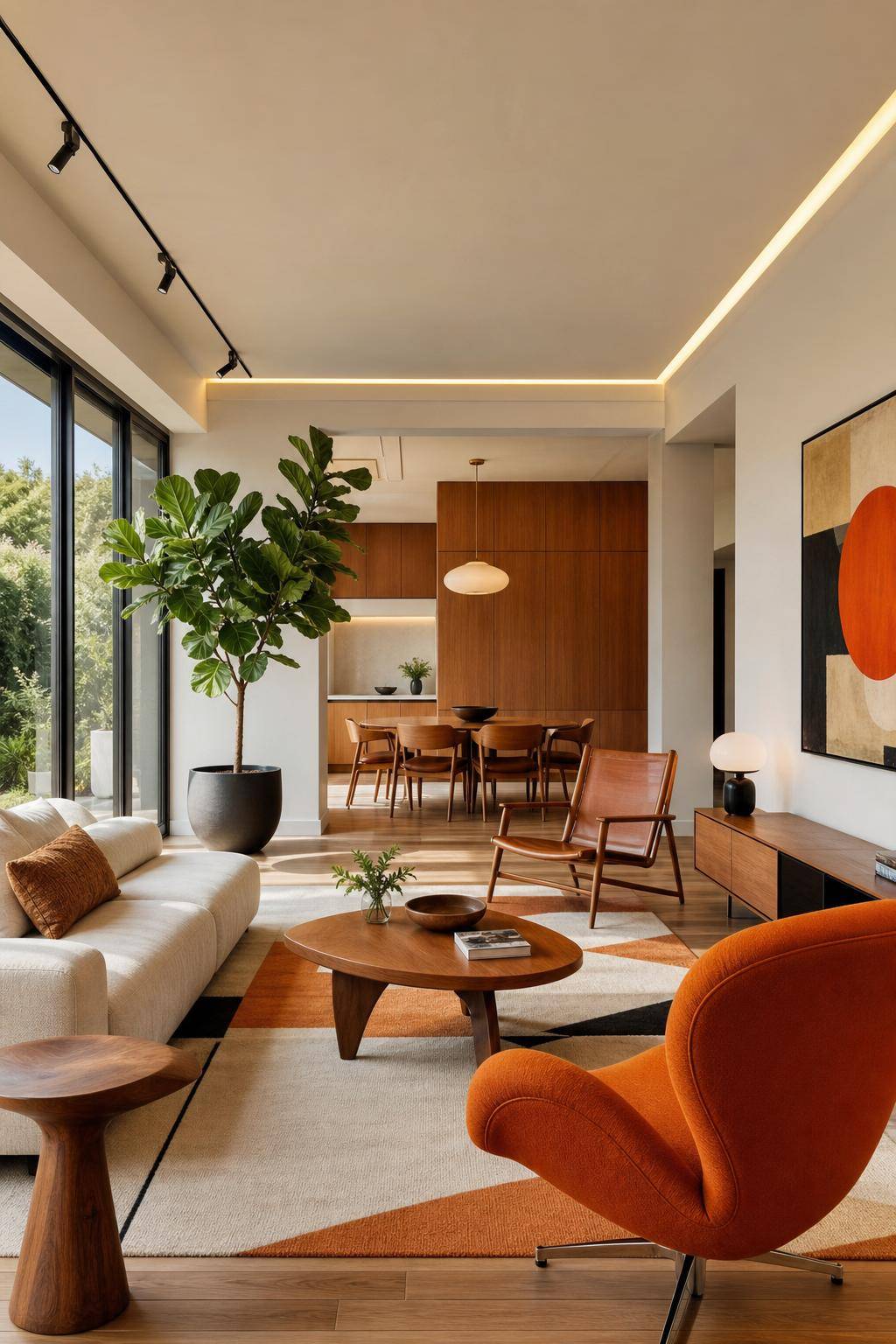 Einrichtungsstil: Mid Century Modern- Mixe Vintage-Fundstücke mit Neuem