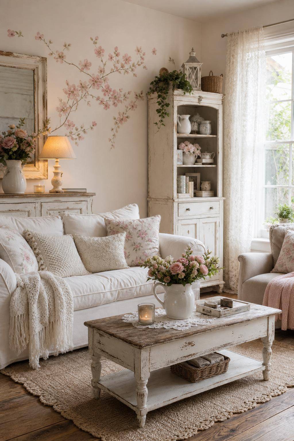 Einrichtungsstil: Shabby Chic- Ergänze deine Einrichtung mit zarten Wandtattoos