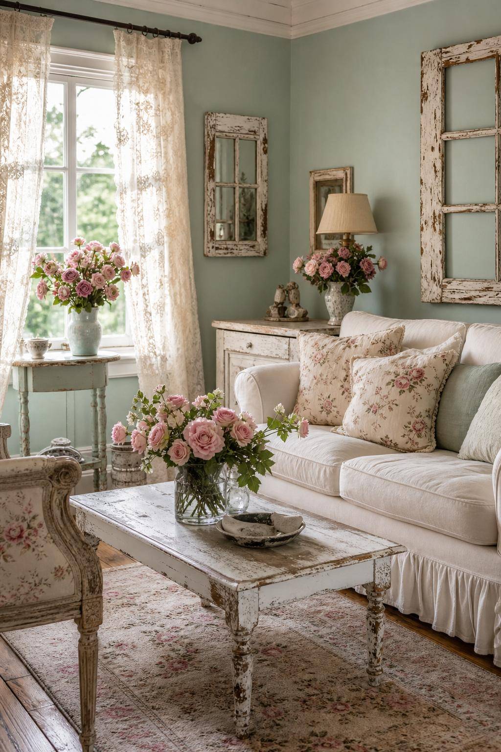 Einrichtungsstil: Shabby Chic- Gestalte Bilderrahmen im verwitterten Look