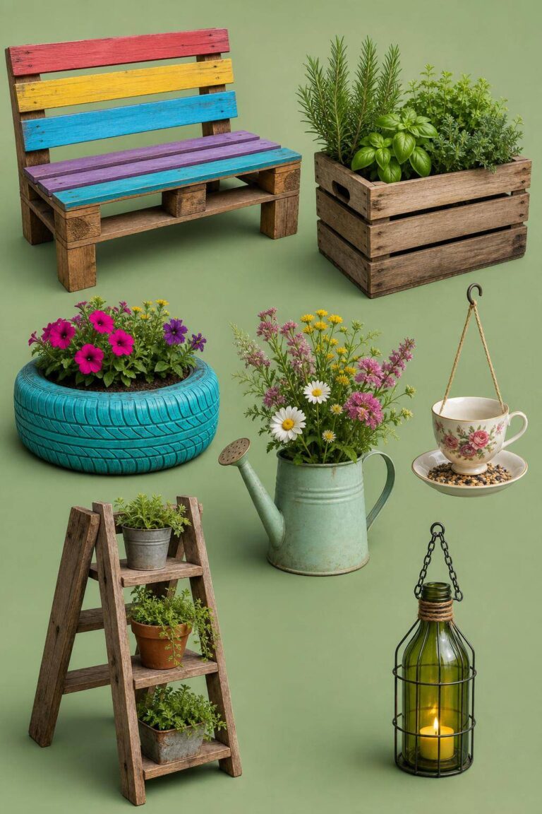 Garten-Upcycling-Ideen: 20 kreative Ideen für draußen