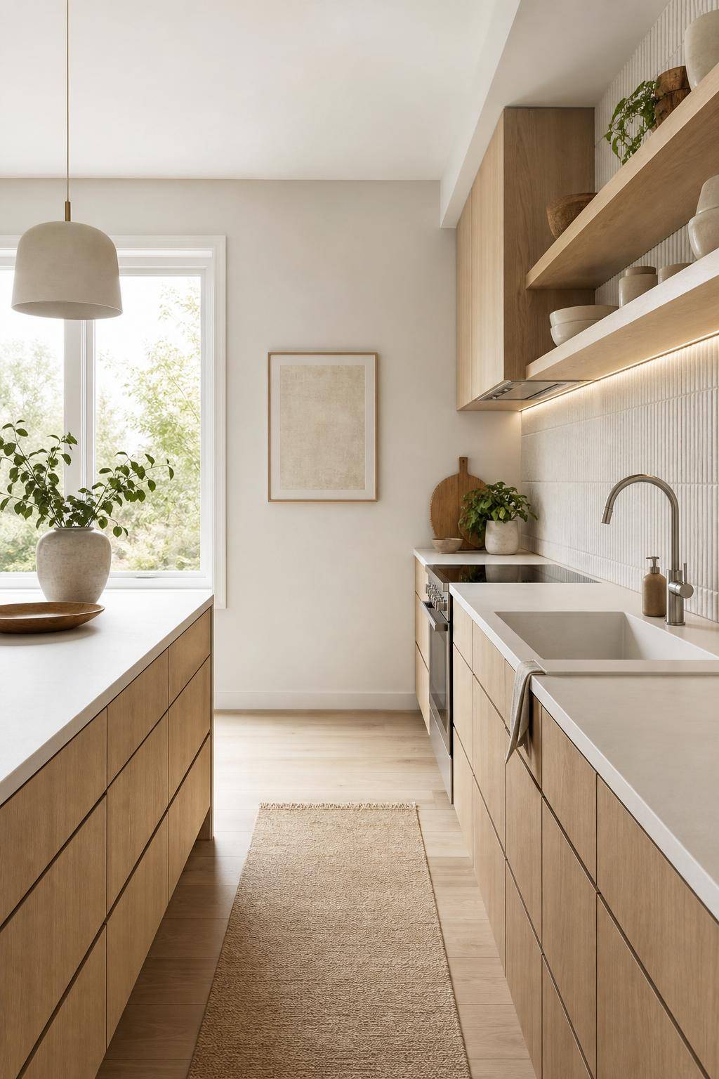 Ideen für Küche im skandinavischen Stil-Wähle helle, neutrale Farbpaletten für Wände