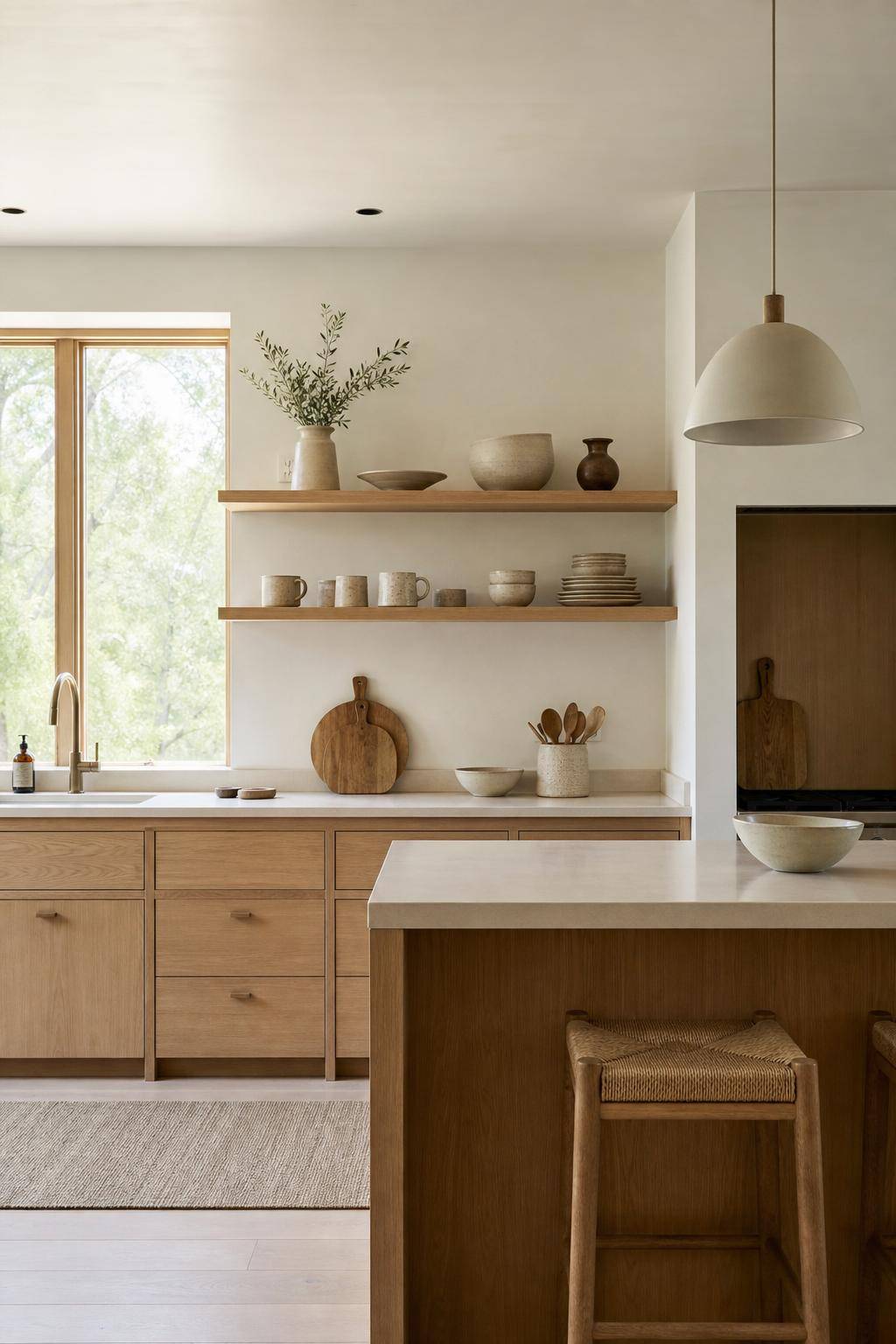 Ideen für Küche im skandinavischen Stil- Präsentiere Keramik in skandinavischem Design