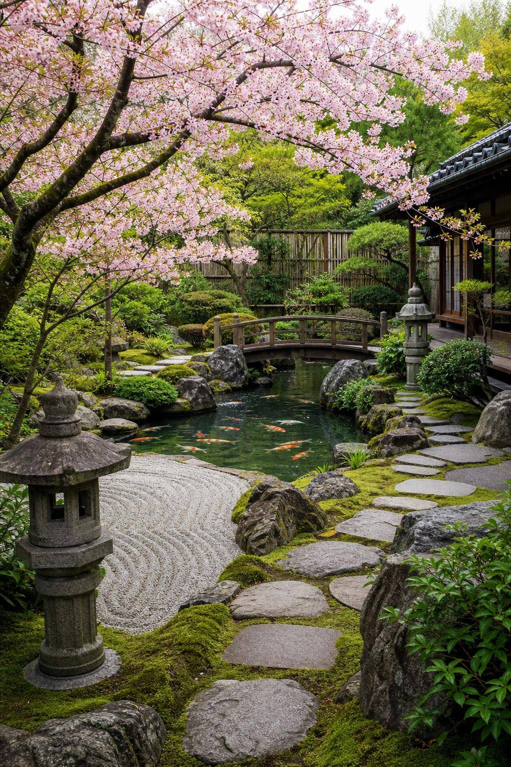 Japanischen Garten anlegen- Verwende Kirschblüten für Frühlingszauber