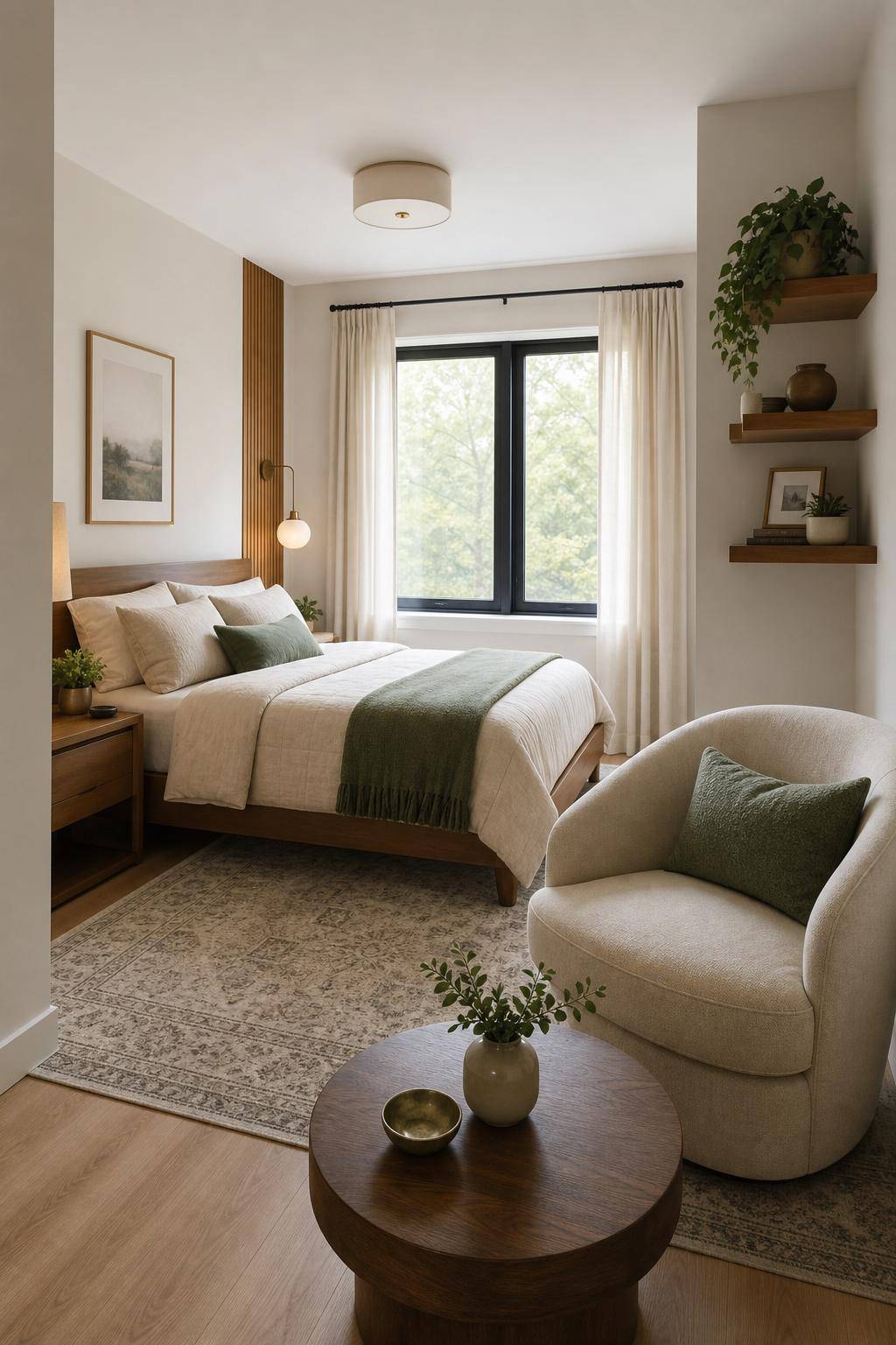 Kleines Zimmer einrichten- Wähle Teppiche, die den Raum strukturieren