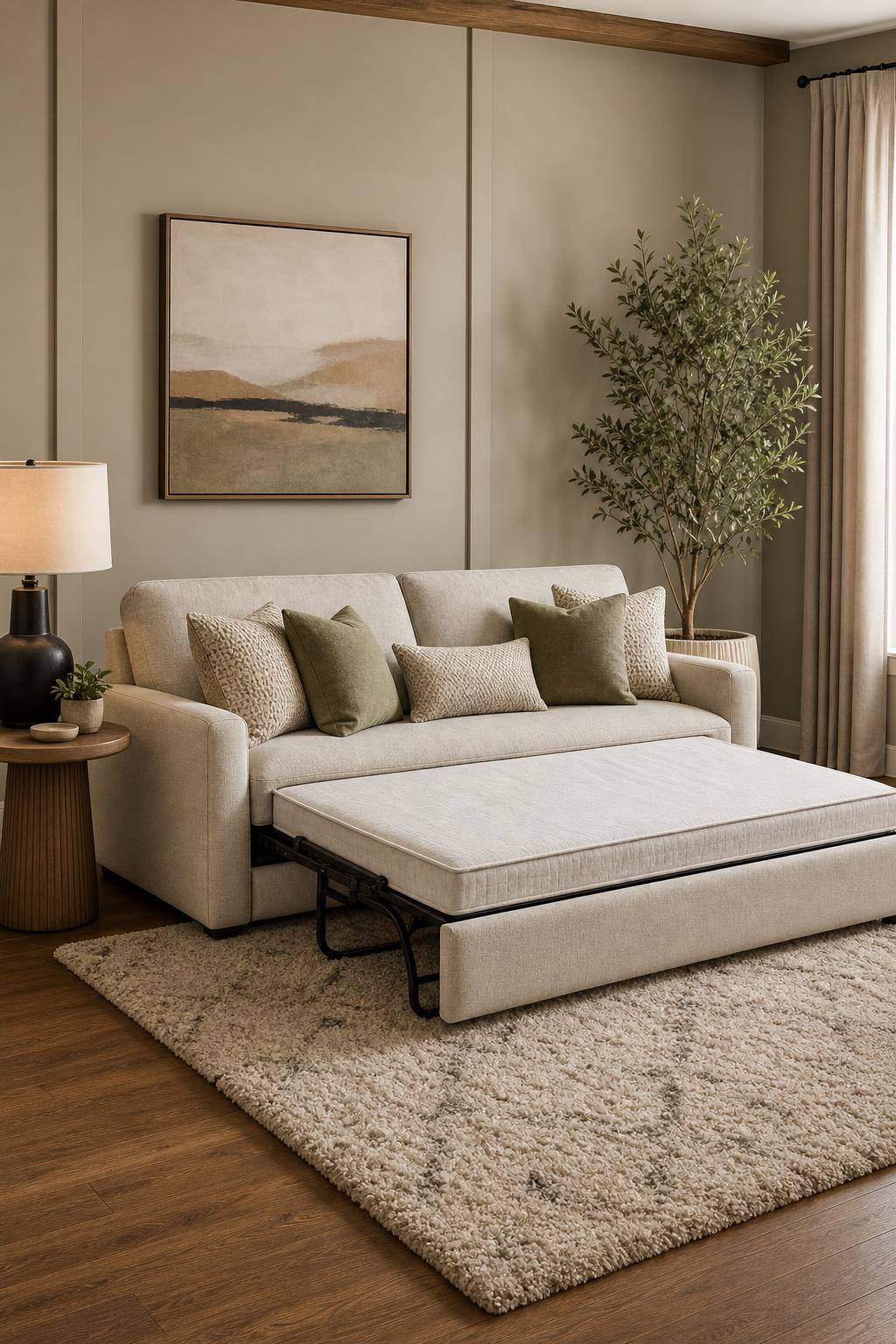 Sofa-Ideen fürs Wohnzimmer- Entscheide dich für ein ausziehbares Sofa