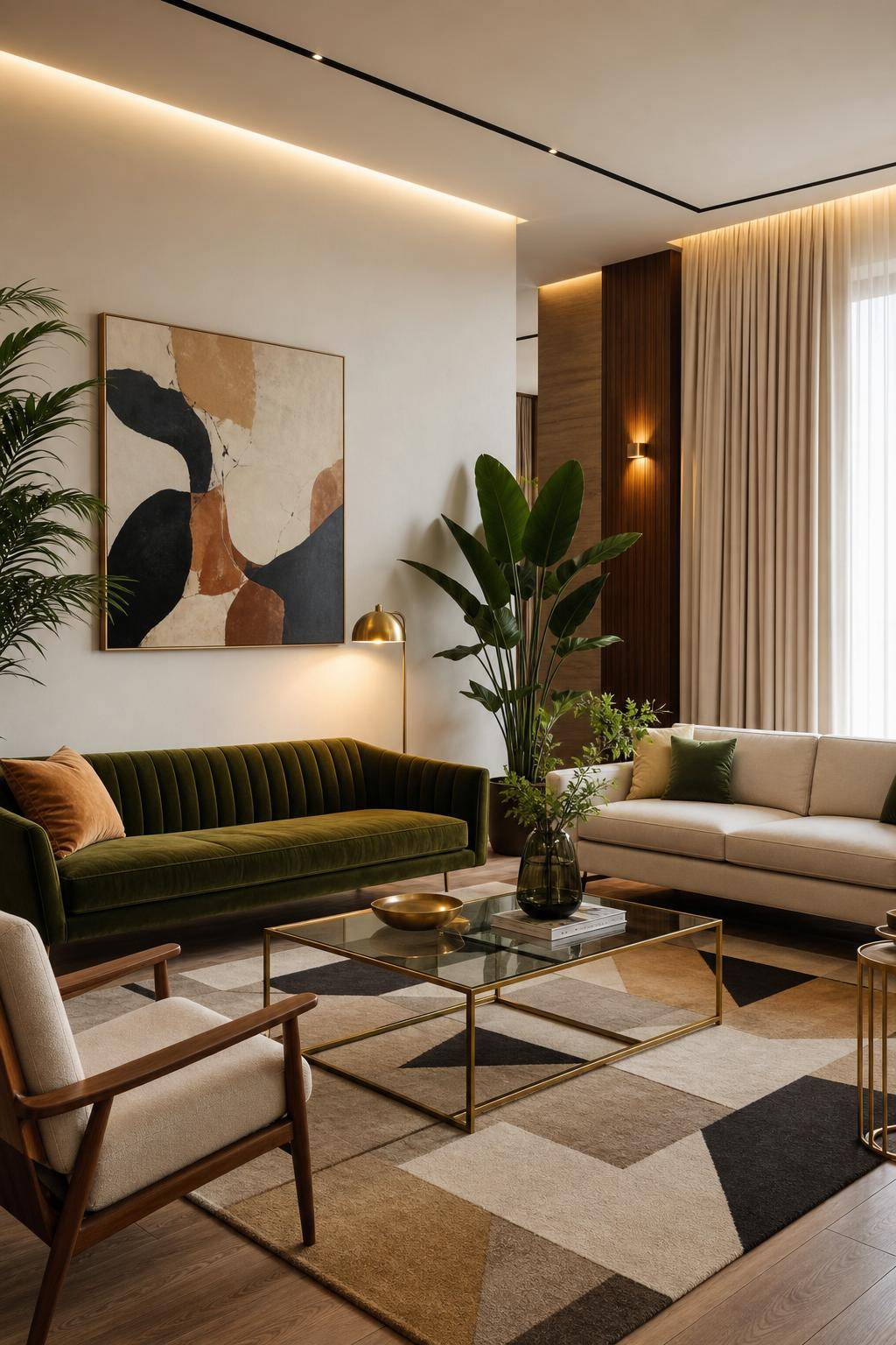 Sofa-Ideen fürs Wohnzimmer- Mixe Vintage- und moderne Sofa-Stile