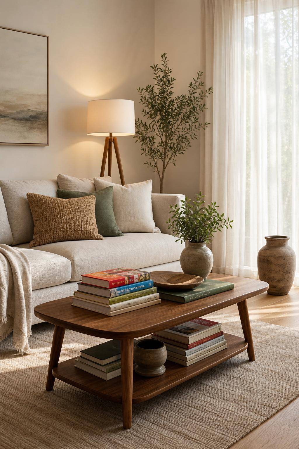 Sofa-Ideen fürs Wohnzimmer- Präsentiere Deine Lieblingsbücher auf Sofatische