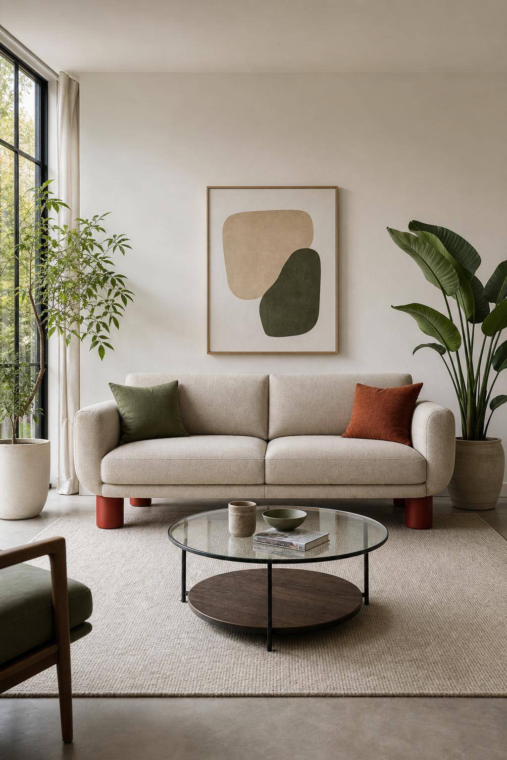 Sofa-Ideen fürs Wohnzimmer- Setze Akzente mit farbigen Sofabeinen