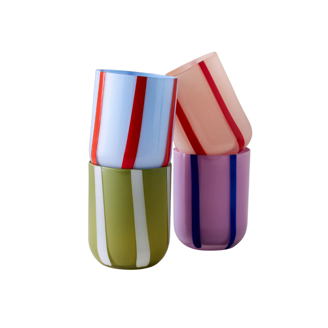 Streifenglas Atina Tumbler von Maegen bei Anthropologie