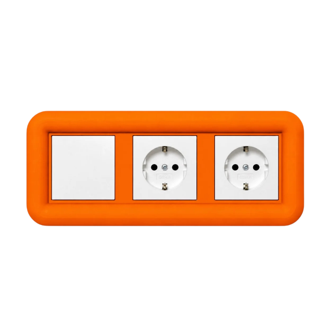 Bunter Lichtschalter-Rahmen Bobly von Woge