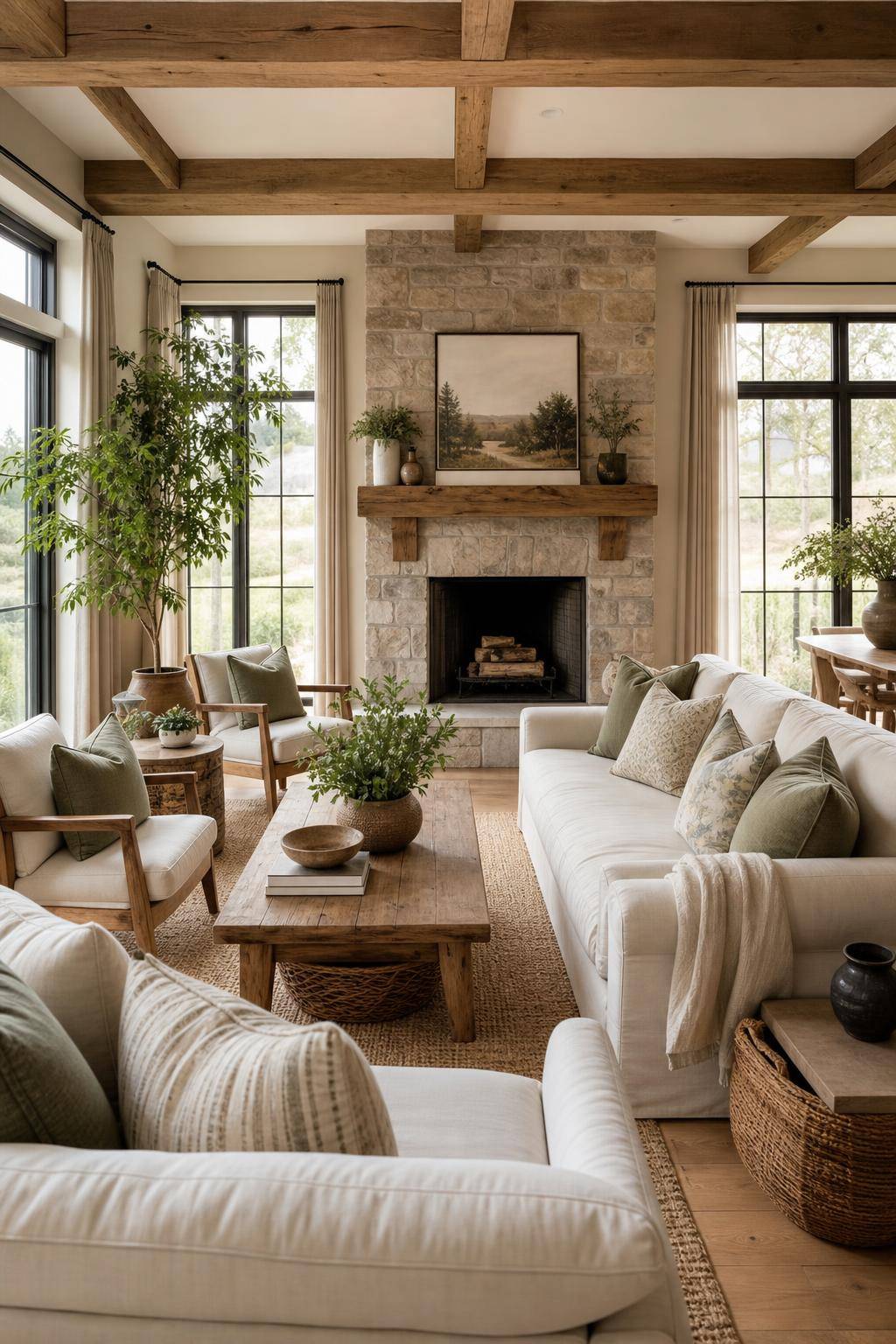 Einrichtungsstil: Modern Country Style- Arrangiere Sitzmöbel in geselligen Gruppen