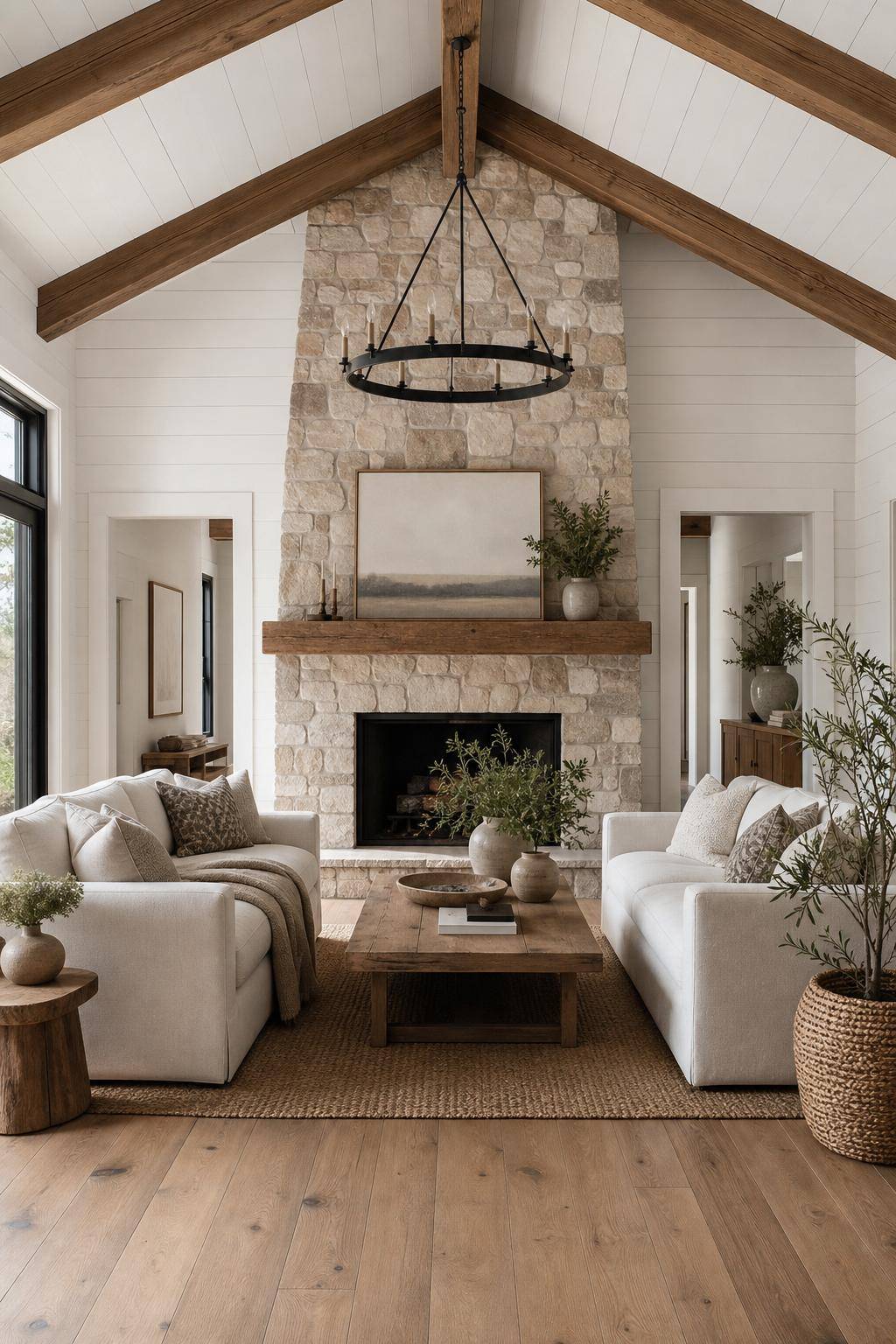 Einrichtungsstil: Modern Country Style- Wähle minimalistische Wanddekoration