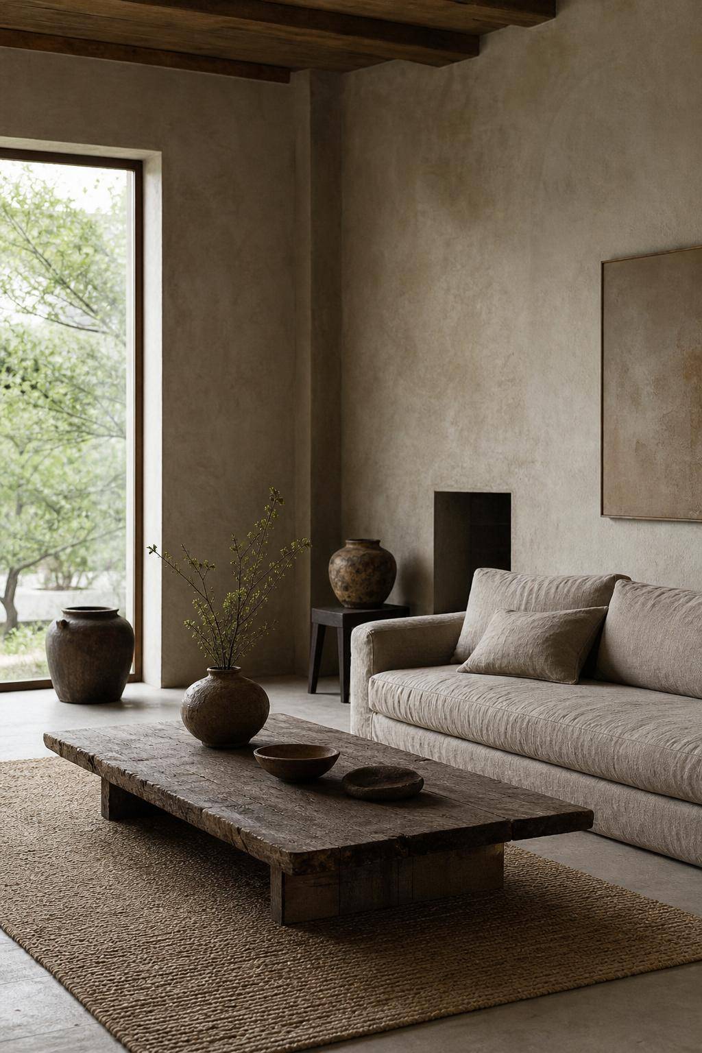 Einrichtungsstil: Wabi-Sabi- Arrangiere Möbel mit viel Freiraum