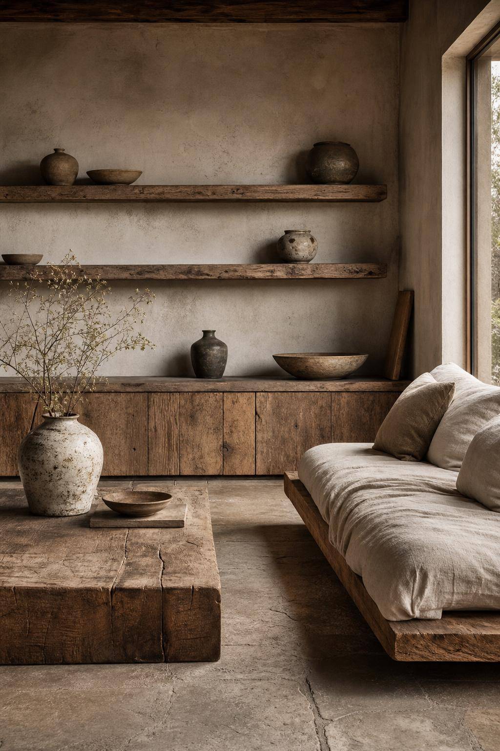Einrichtungsstil: Wabi-Sabi- Pflege einen offenen Blick für Gebrauchsspuren
