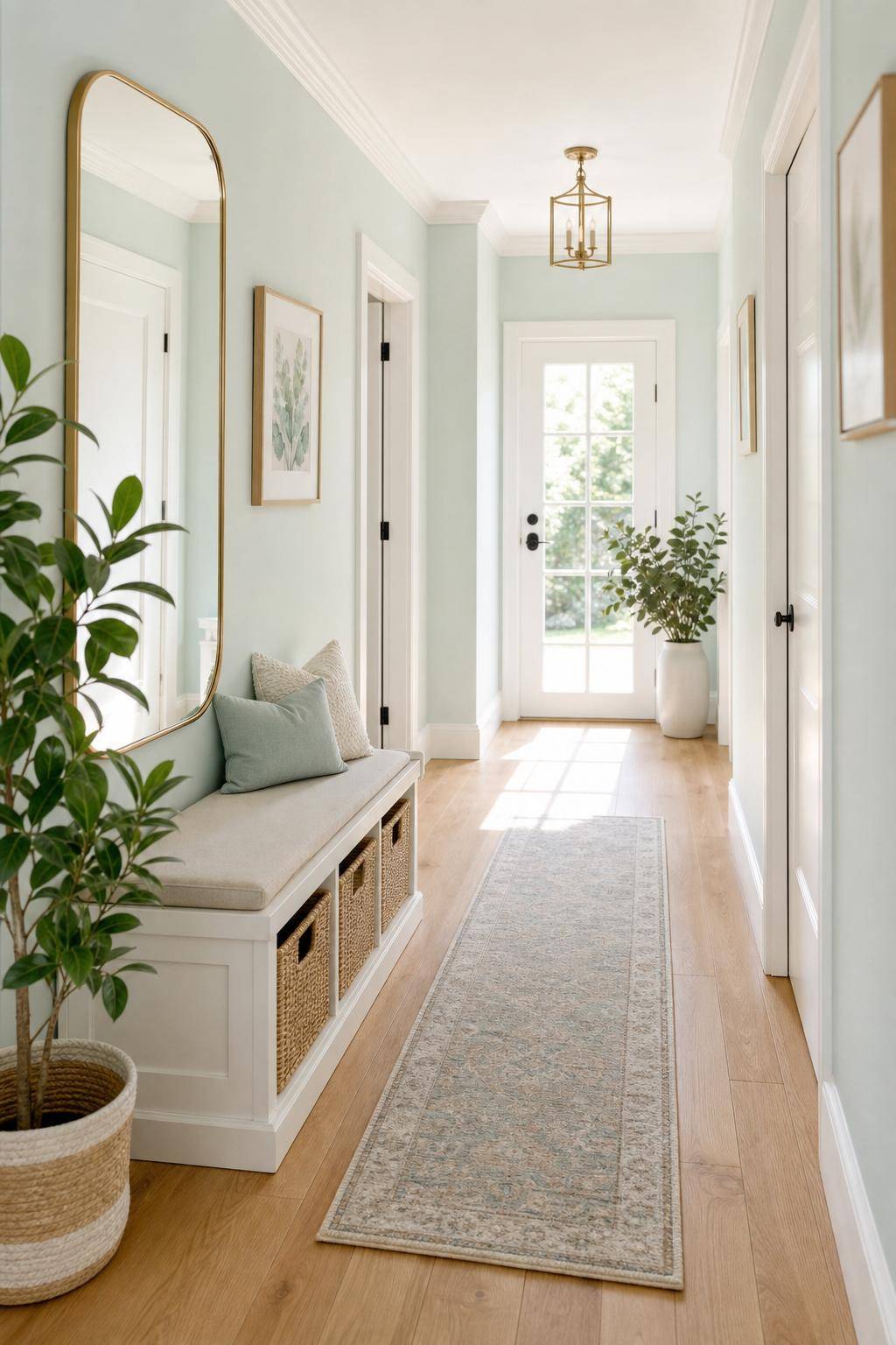 Feng-Shui-im-Flur- Wähle helle Farben für Wände und Deko