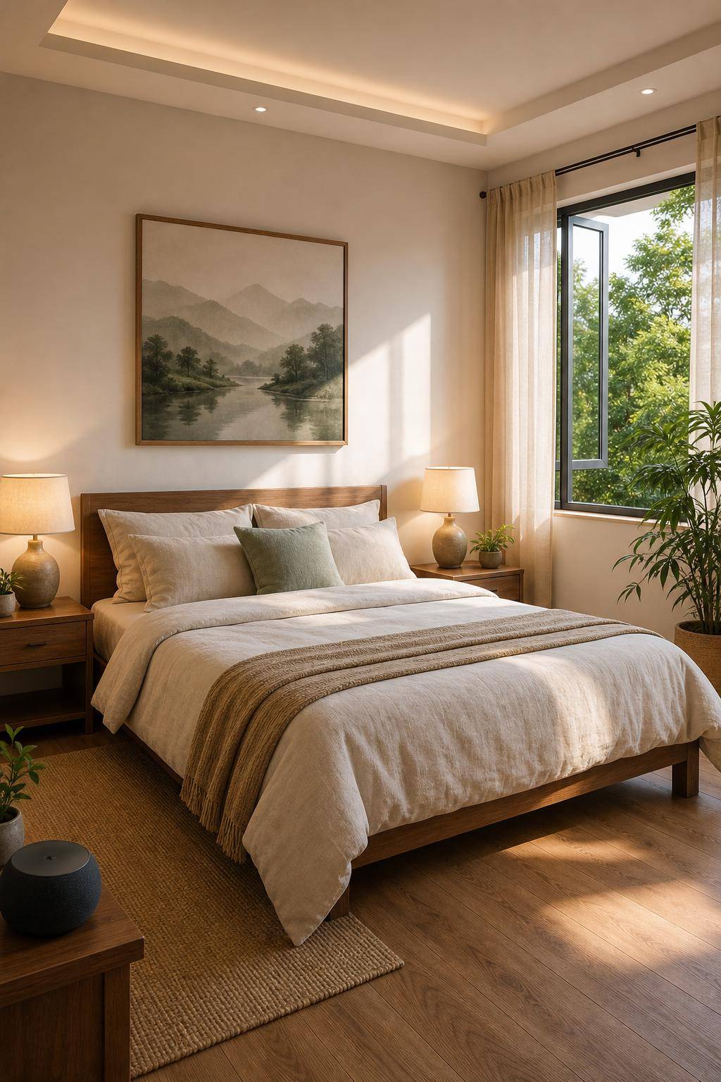 Feng-Shui im Schlafzimmer- Entspanne mit beruhigender Musik oder Naturklängen