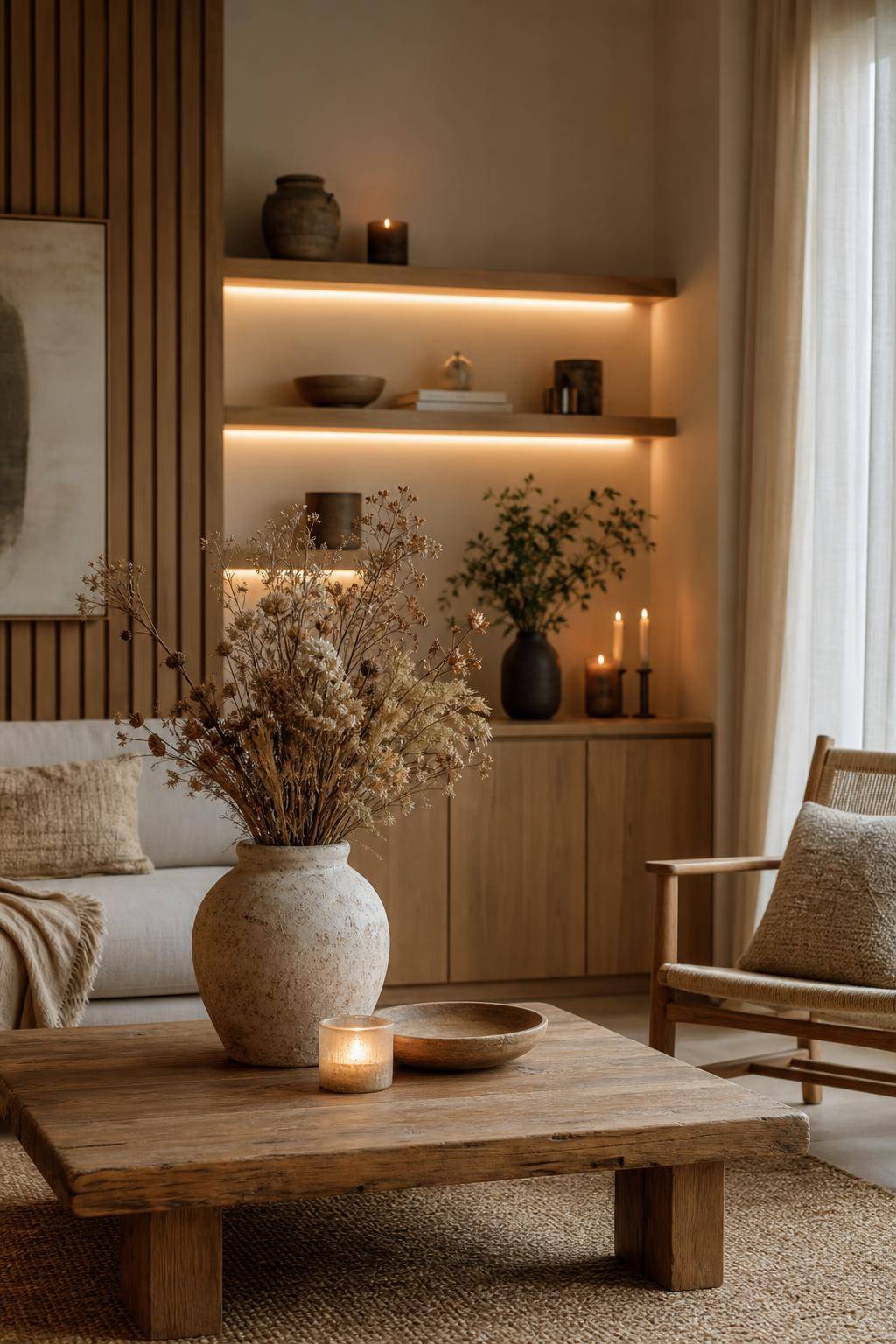Hygge: Einrichtungsstil- Arrangiere Trockenblumen in dein Ambiente