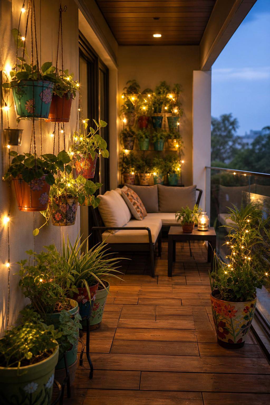 Ideen: Blumentopf-Upcycling- Bringe Lichterketten an Töpfen für Stimmung