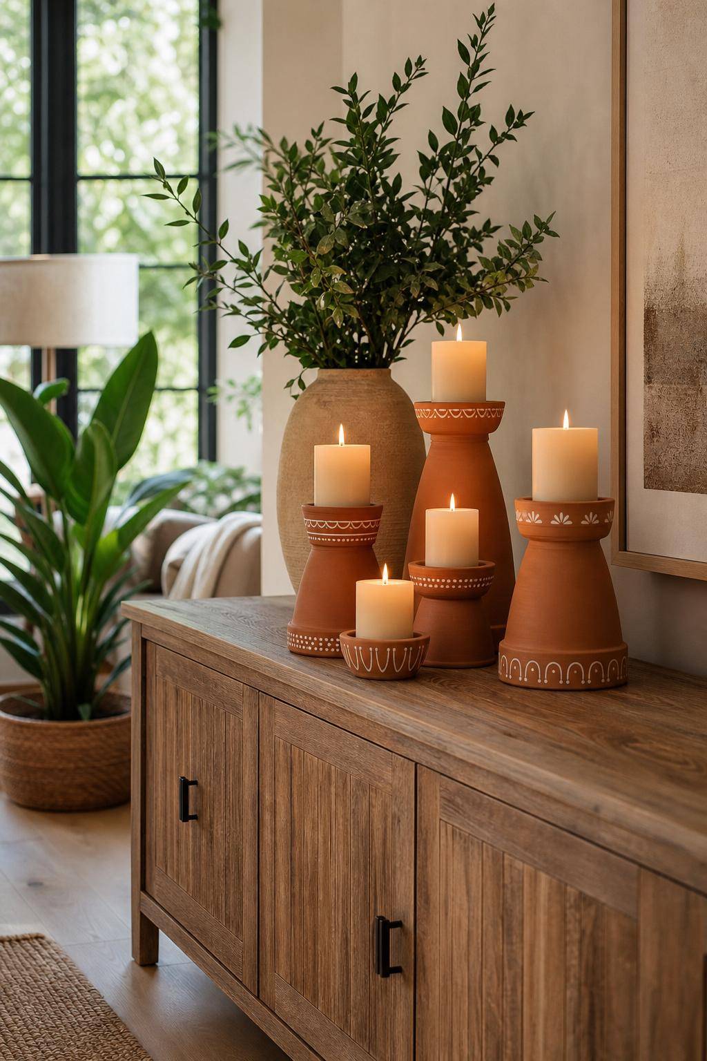 Ideen: Blumentopf-Upcycling- Nutze alte Töpfe als Kerzenhalter