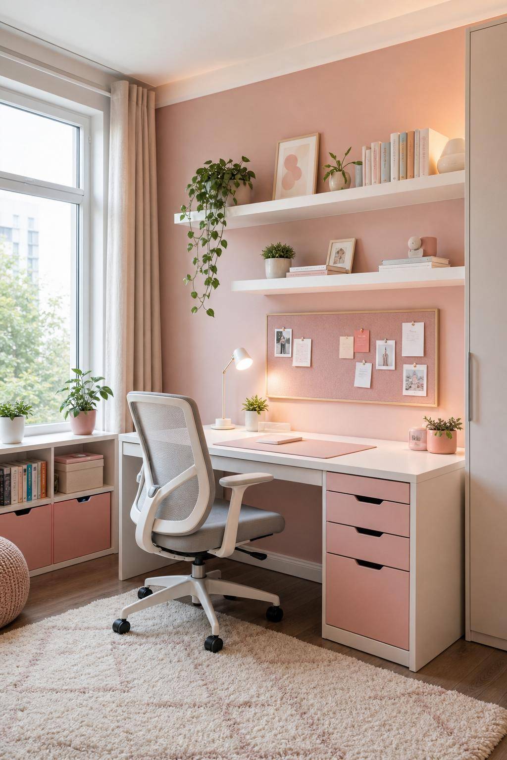 Ideen: Jugendzimmer für Mädchen einrichten- Organisiere Arbeitsbereiche für Hausaufgaben klar