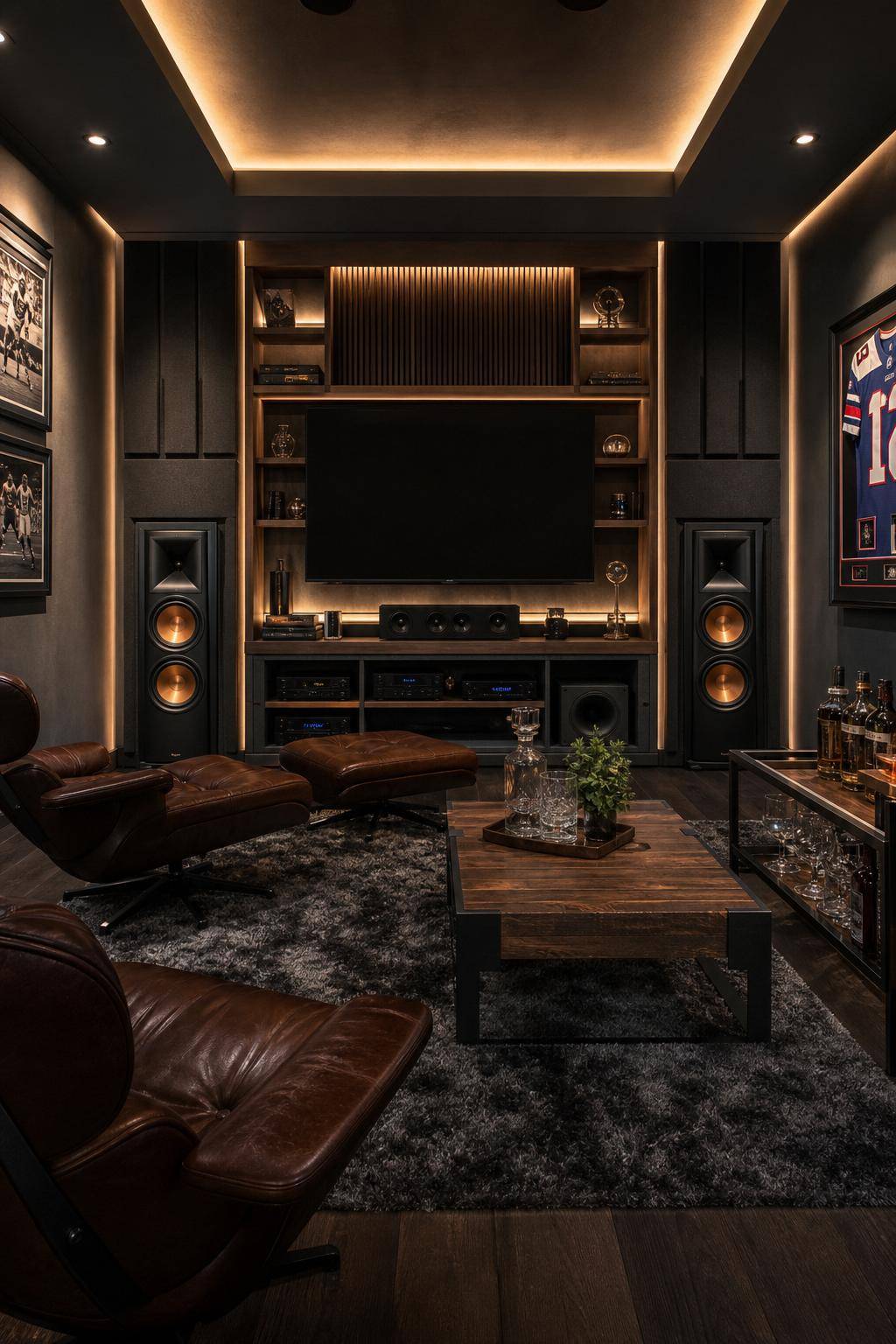 Inspiration: Männerzimmer einrichten- Integriere eine Soundanlage für Tiefgang