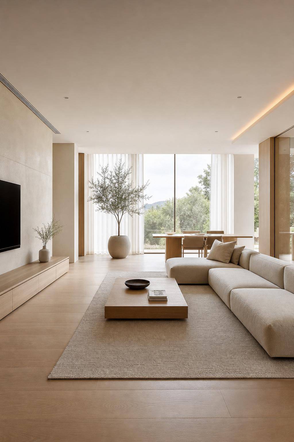 Inspiration: Minimalistisch wohnen- Schaffe offene Flächen für mehr Freiheit