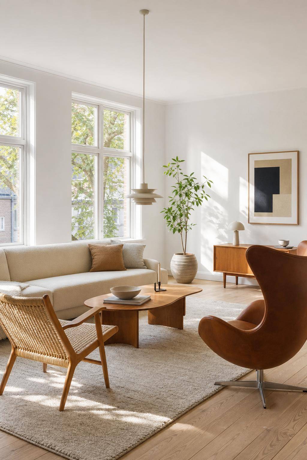 Wohnstil: Dänisches Design- Betone klare, einfache Linien in Möbeln