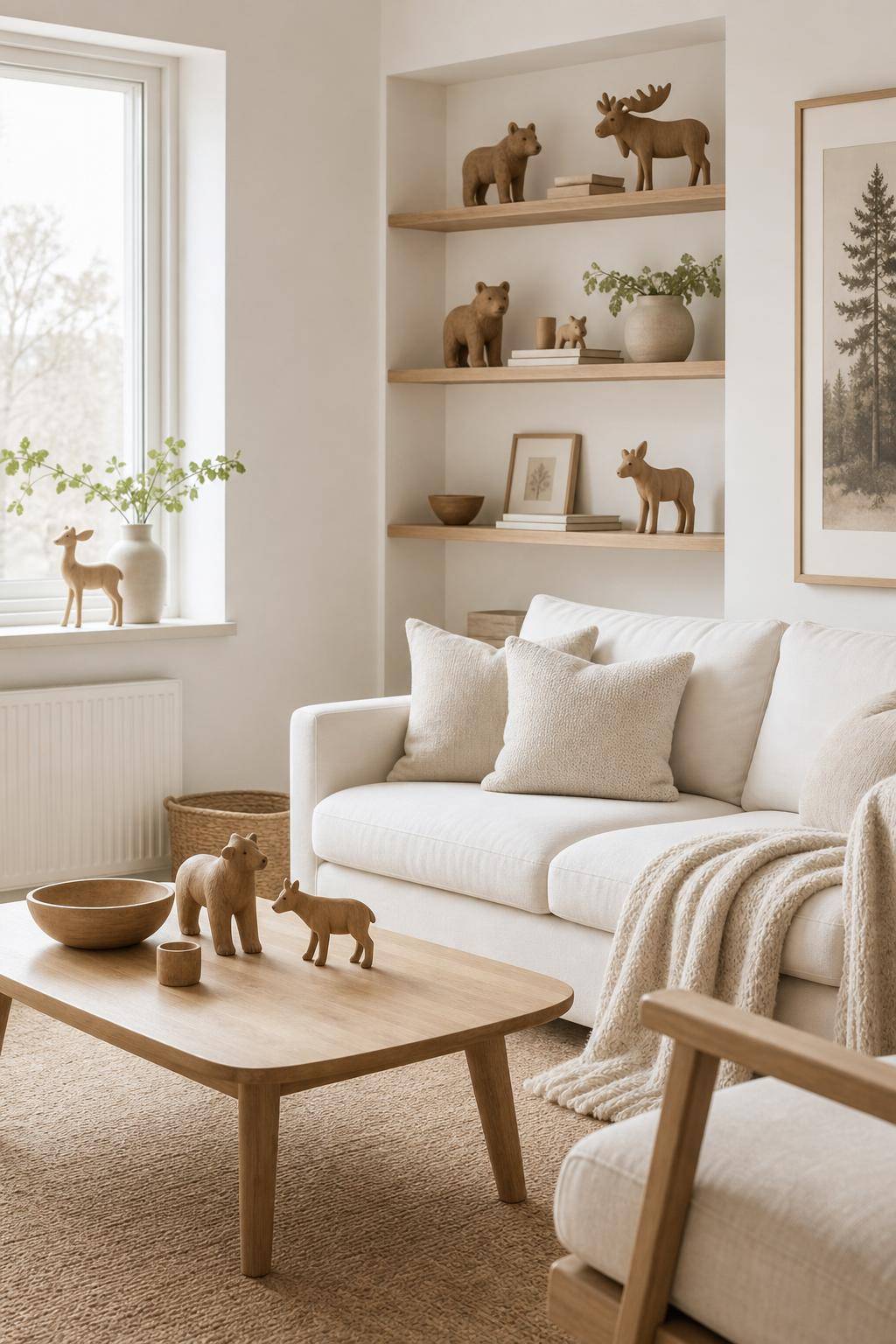 Wohnstil: Dänisches Design- Dekoriere mit kleinen Holzfiguren