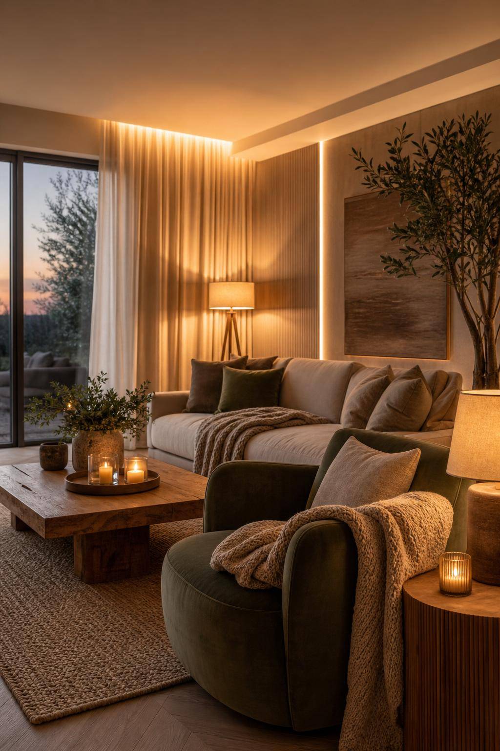 Wohntrend Cocooning- Integriere warme Lichtquellen für Gemütlichkeit