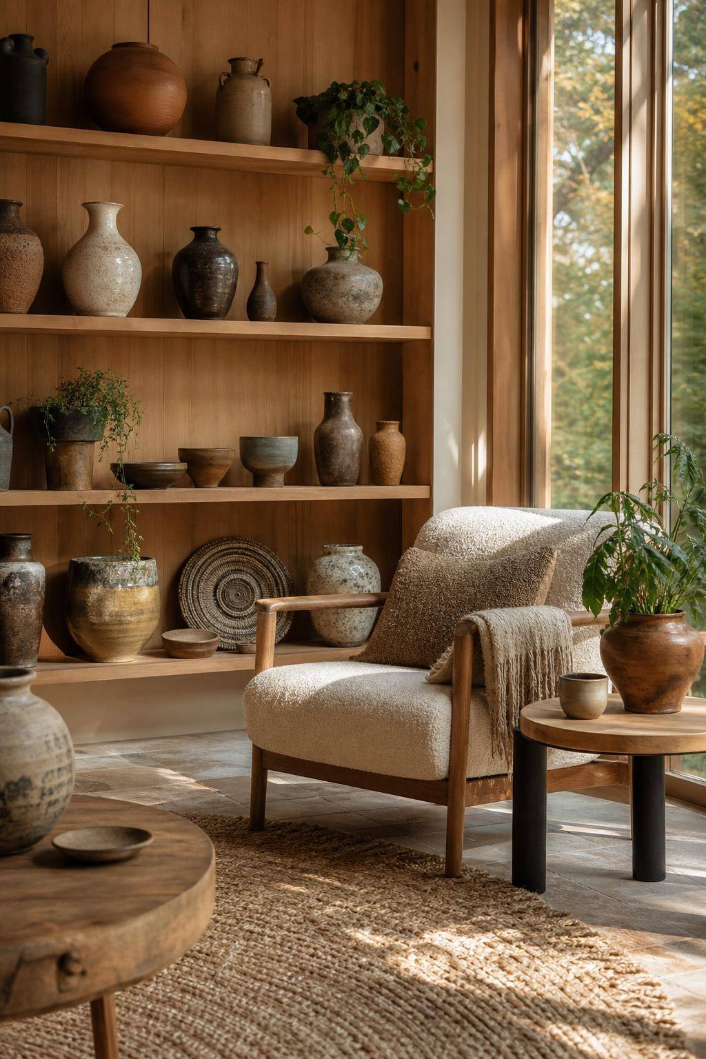 Wohntrend Cocooning- Präsentiere handgemachte Keramik oder Lieblingsstücke sichtbar