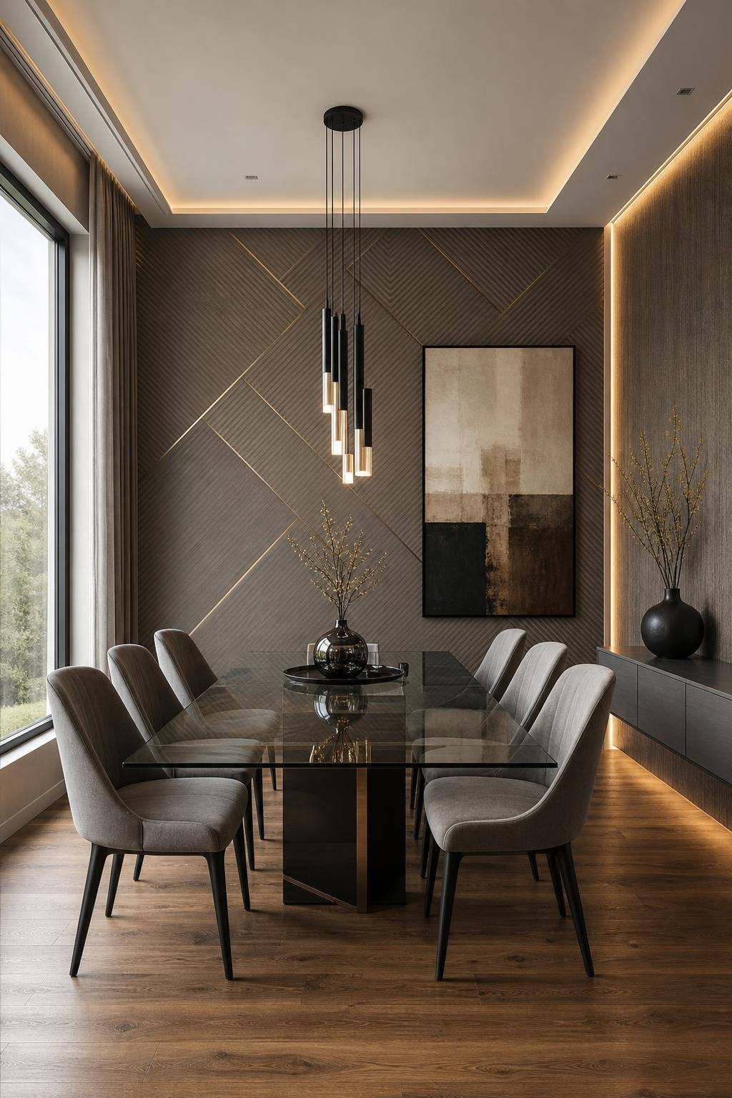 Designer-Esszimmer einrichten- Kreiere spannende Wandgestaltungen