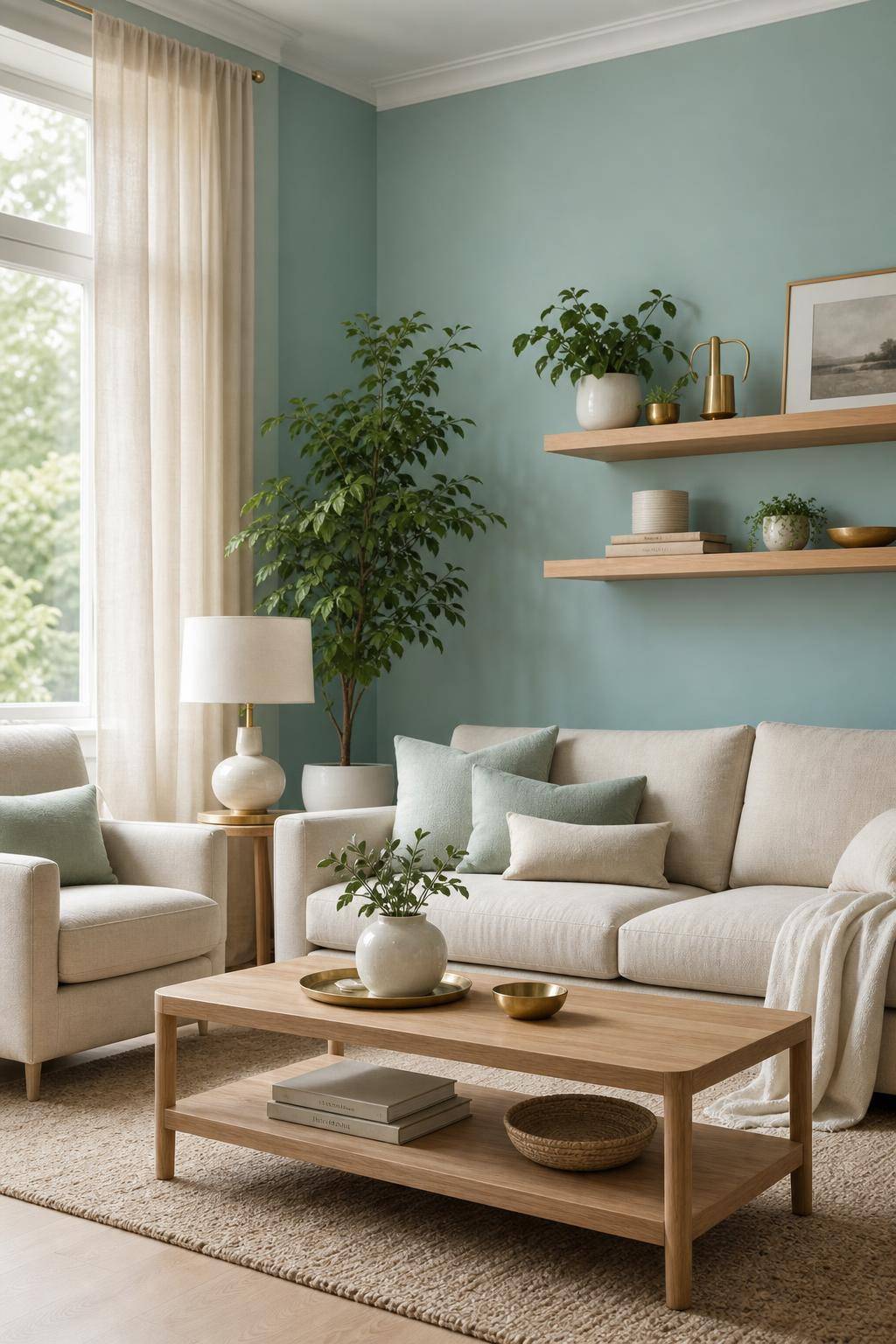 Einrichtung: Welche Farbe passt zu Türkis?- Dekoriere mit Beige für dezente Harmonie