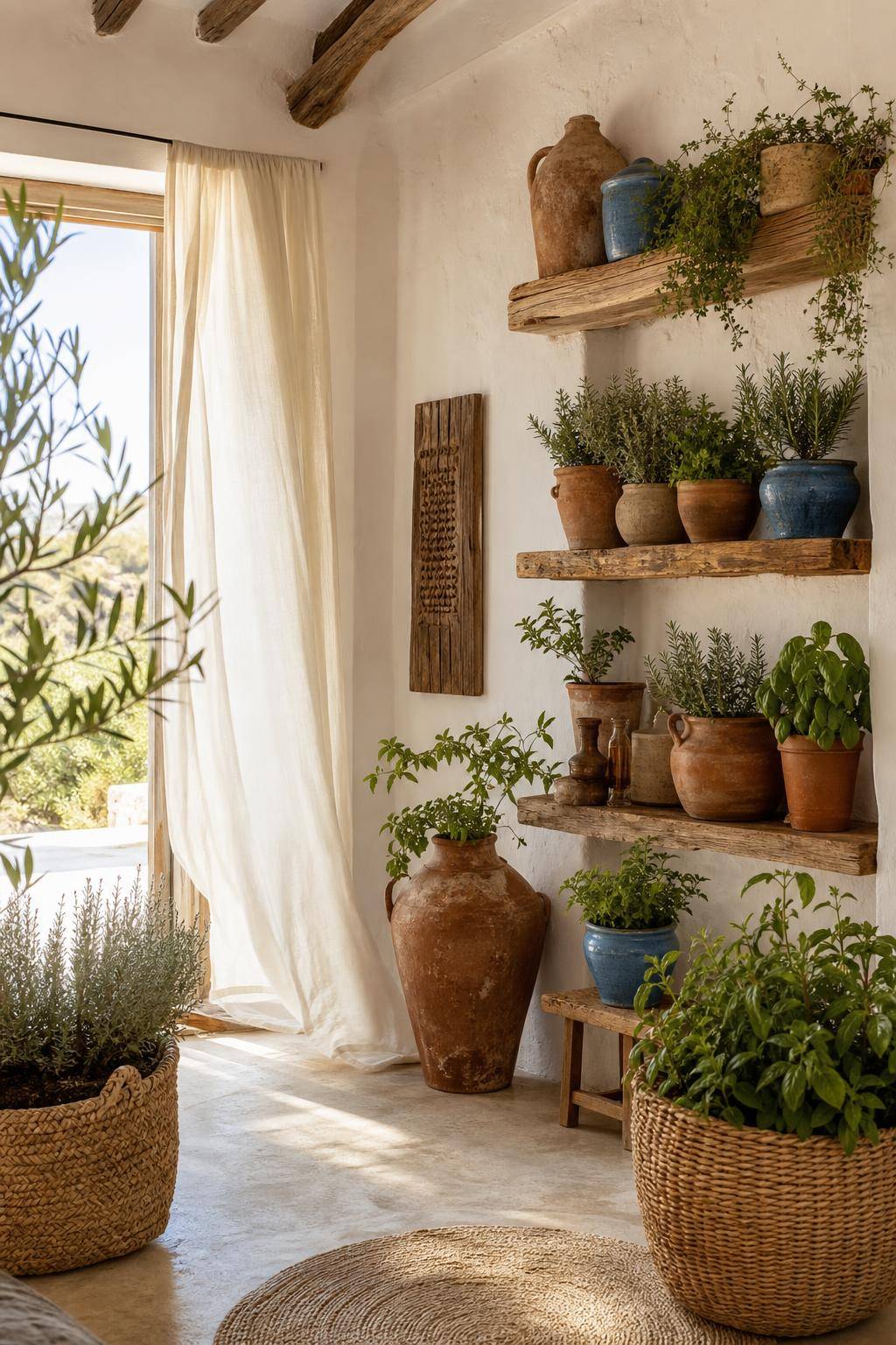 Einrichtung im Ibiza-Style- Baue einen kleinen Indoor-Kräutergarten