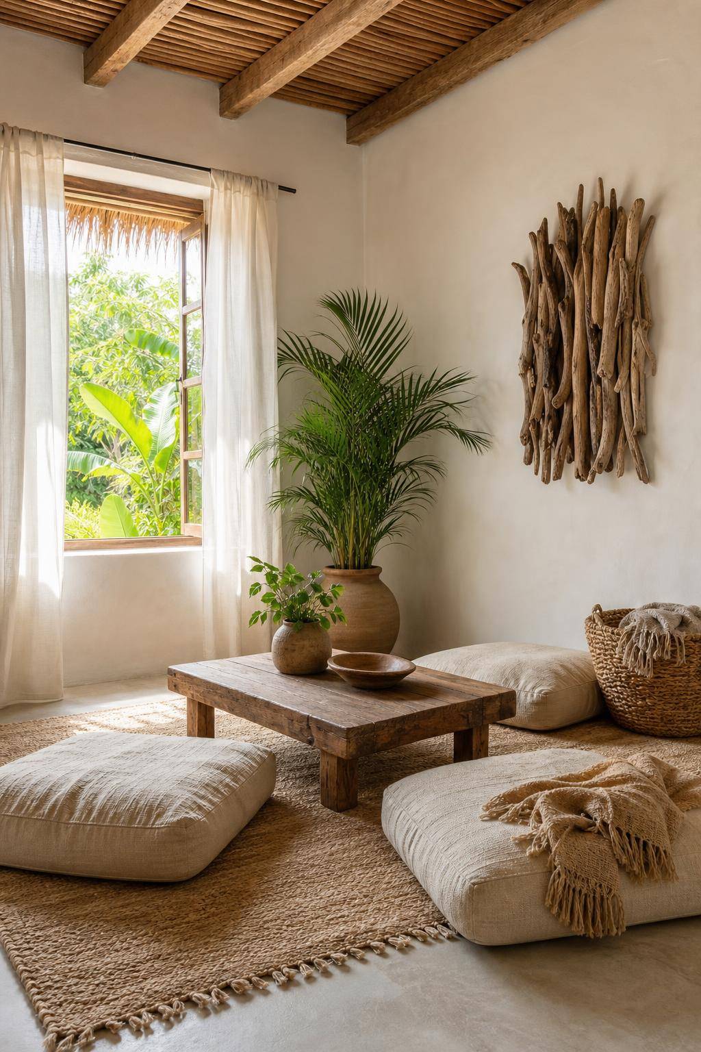 Einrichtung im Ibiza-Style- Gestalte eine Leseecke mit Bodenkissen