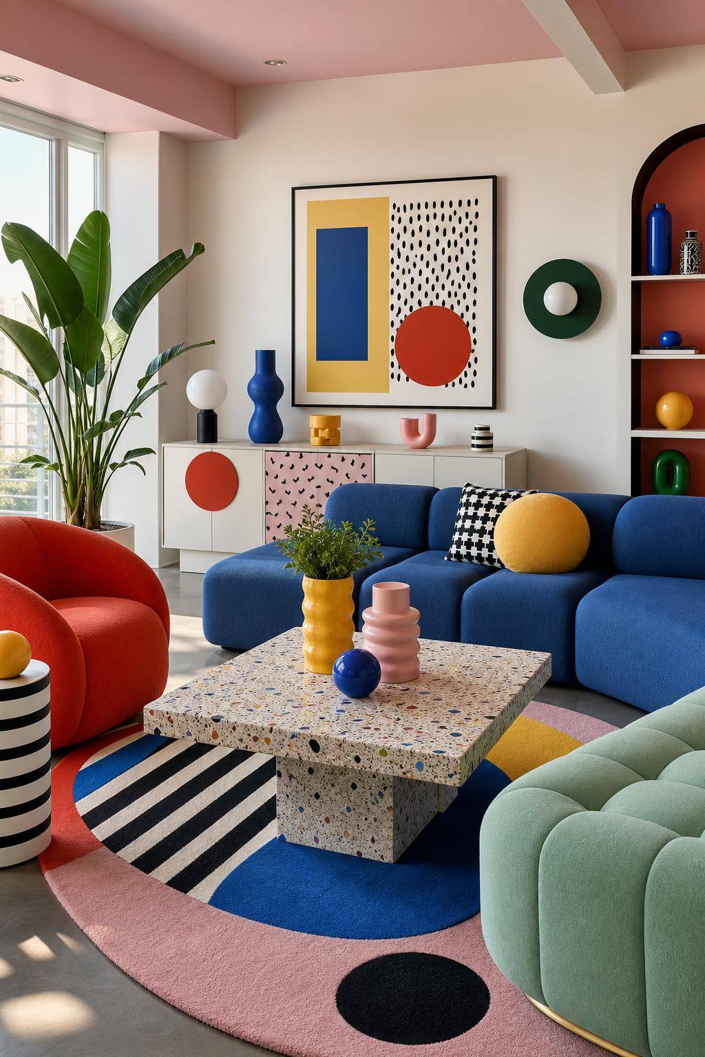 Einrichtungsstil: Memphis-Design- Mische verspielte Keramik in deinen Alltag
