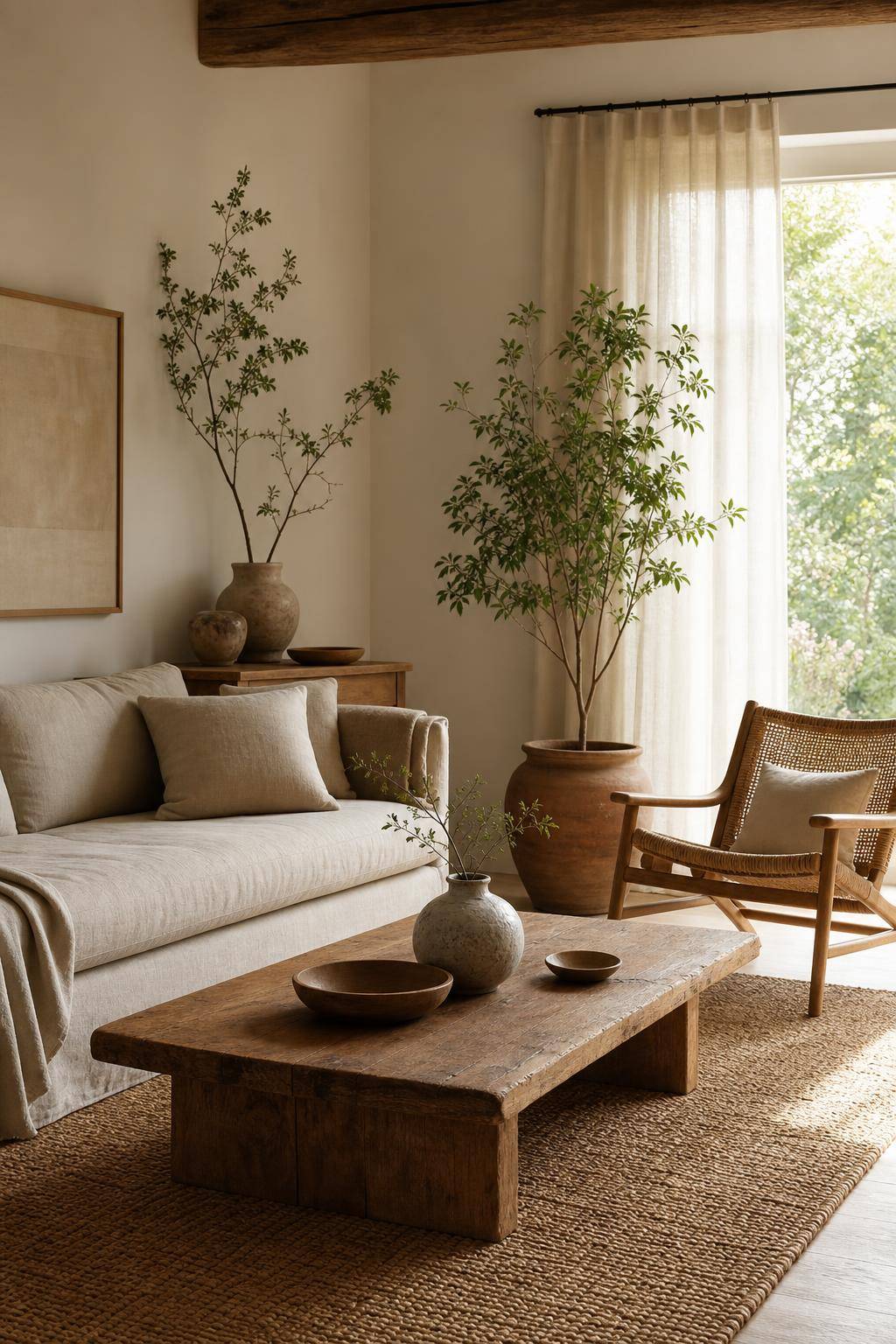 Einrichtungsstil: Slow Living-Wähle natürliche Materialien für deine Möbel