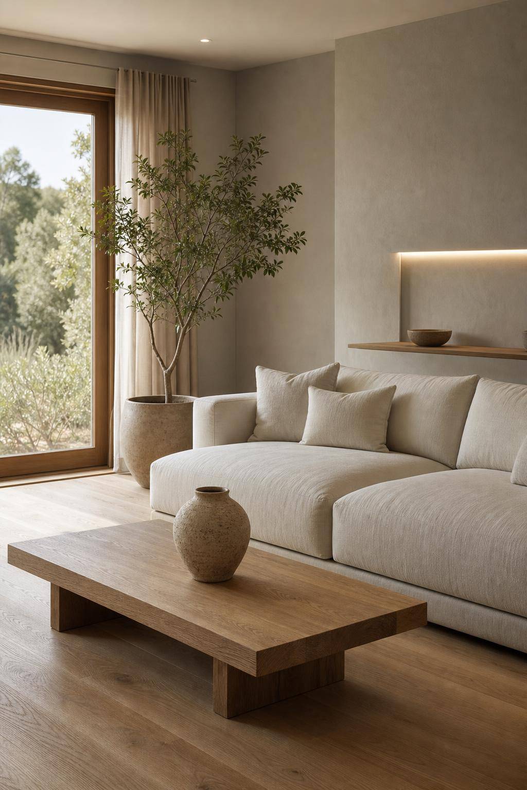Einrichtungsstil: Slow Living- Nutze bewusst wenig Dekoration für Ruhe