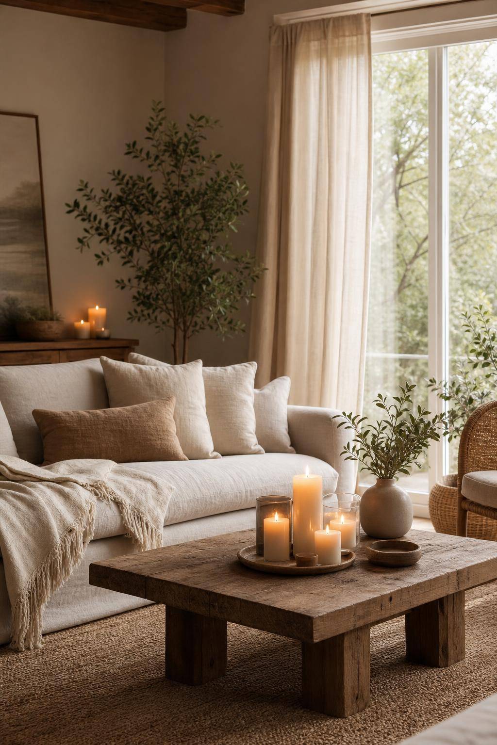 Einrichtungsstil: Slow Living- Verwende Kerzen für eine warme Atmosphäre