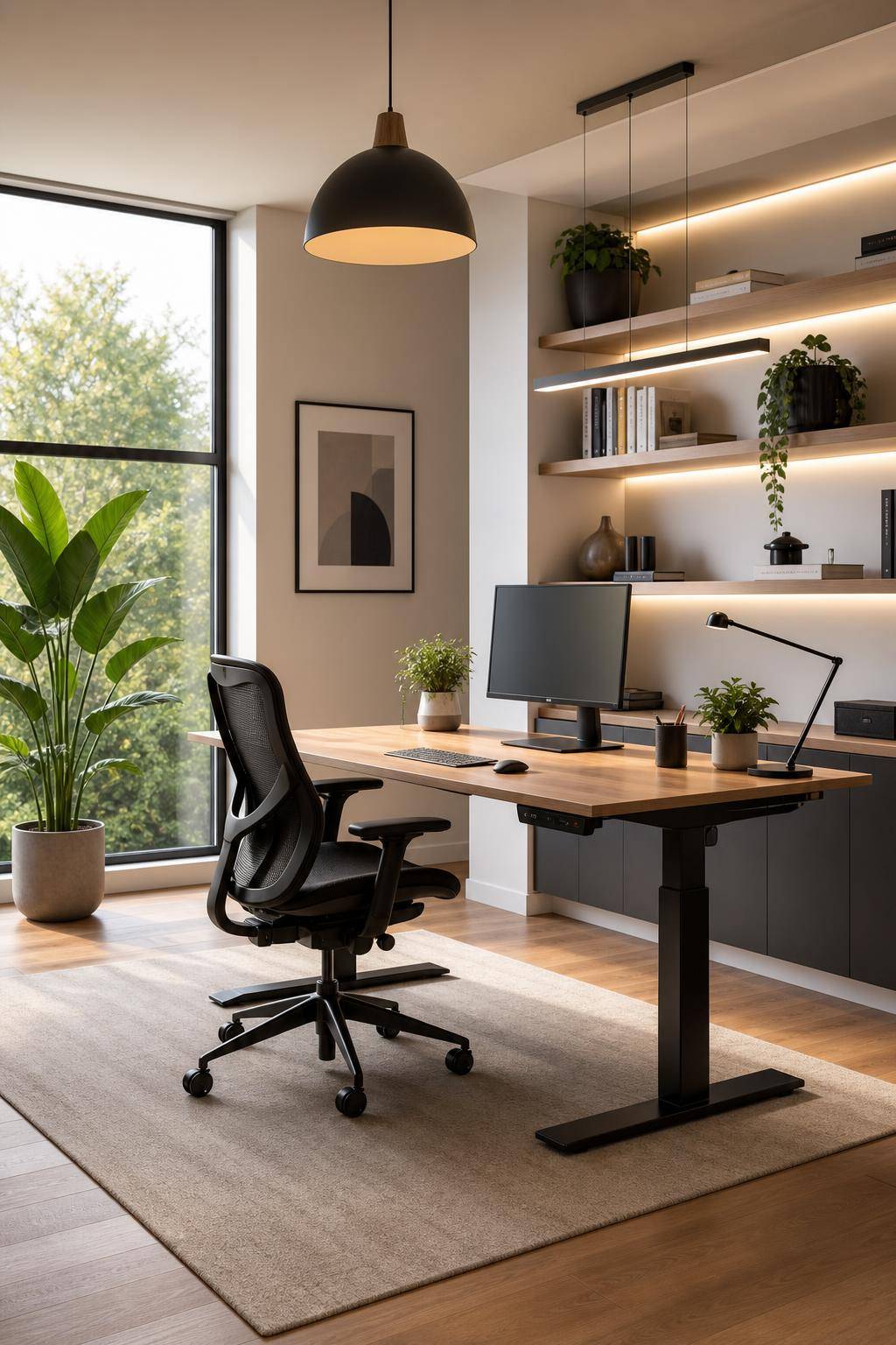 Inspiration: ergonomischen Arbeitsplatz einrichten- Experimentiere mit verschiedenen Lichtquellen
