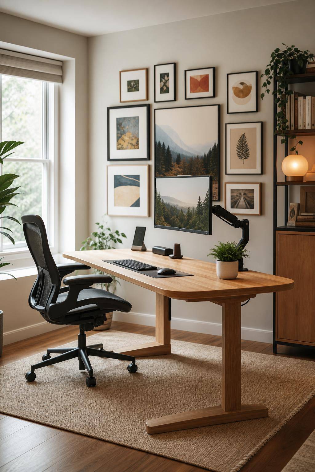 Inspiration: ergonomischen Arbeitsplatz einrichten- Gestalte eine inspirierende Fotowand